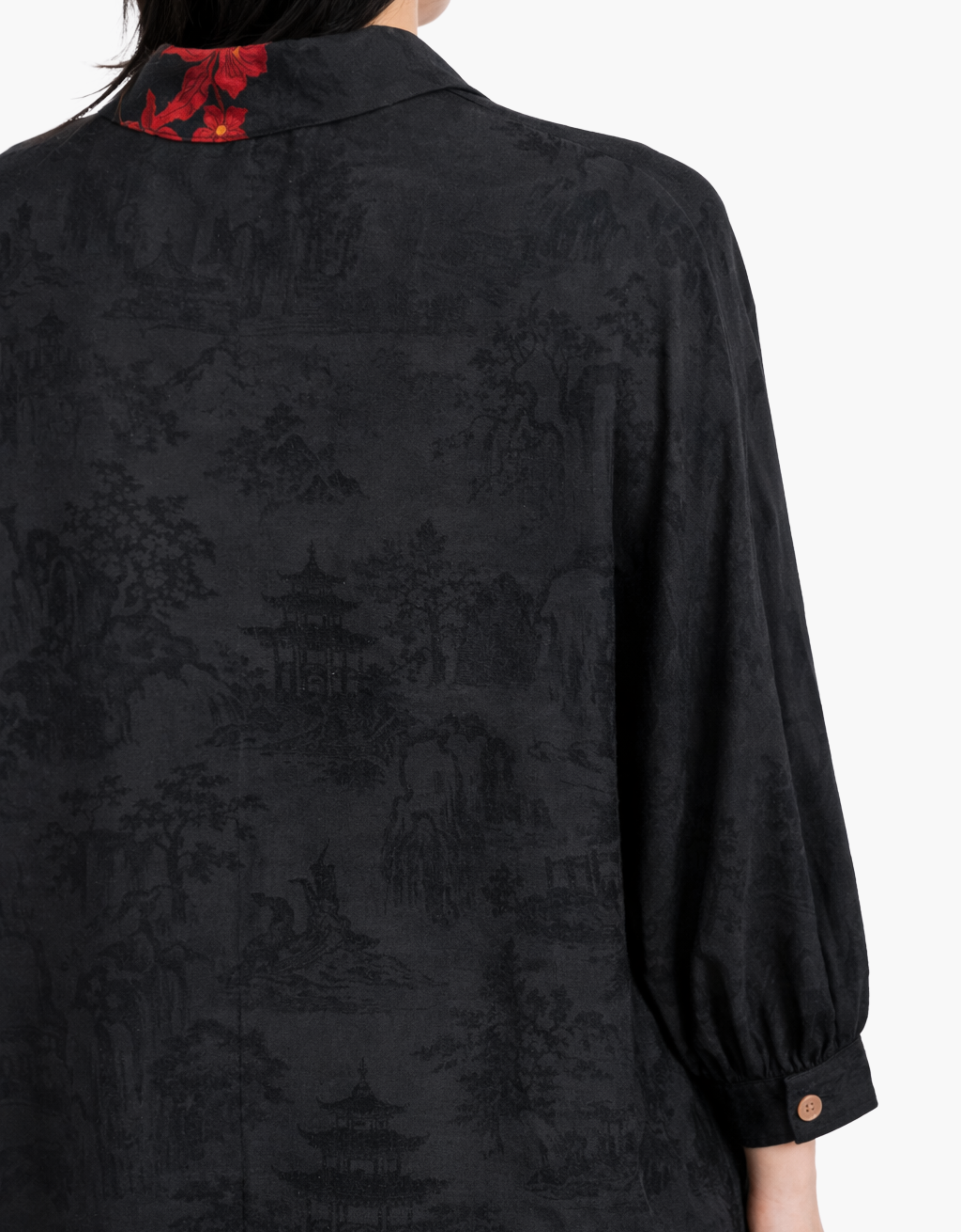Blusa poncho "Jaquard"