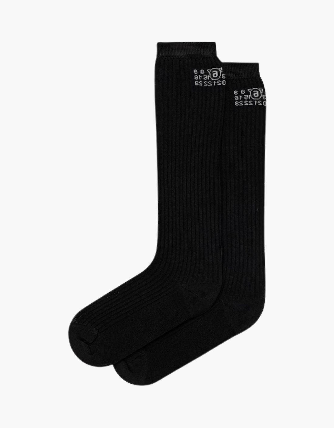 Calcetines canalé "Numeric" - MM6