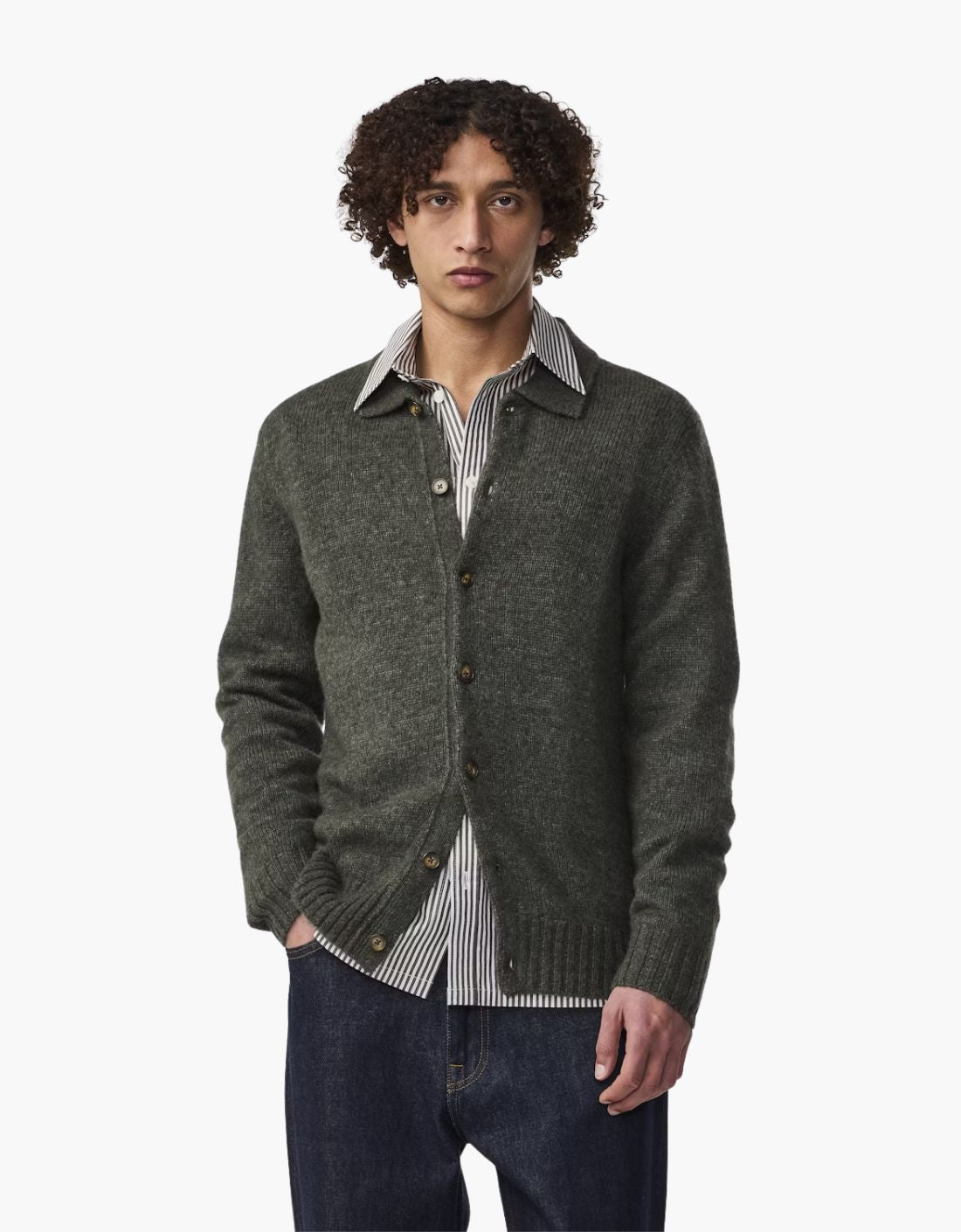 Jersey lana polo "Lee"