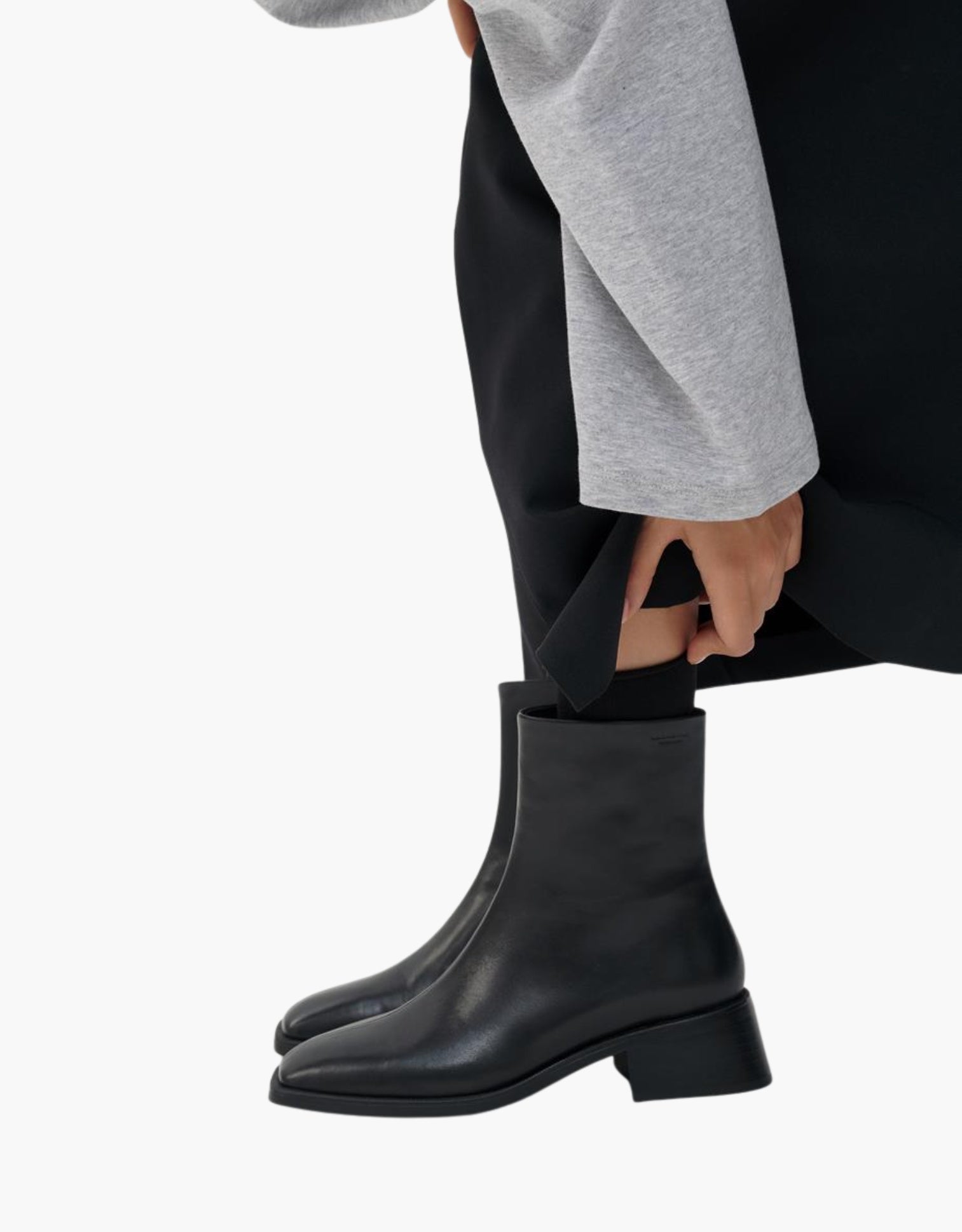 Bota "Blanca" - Negra