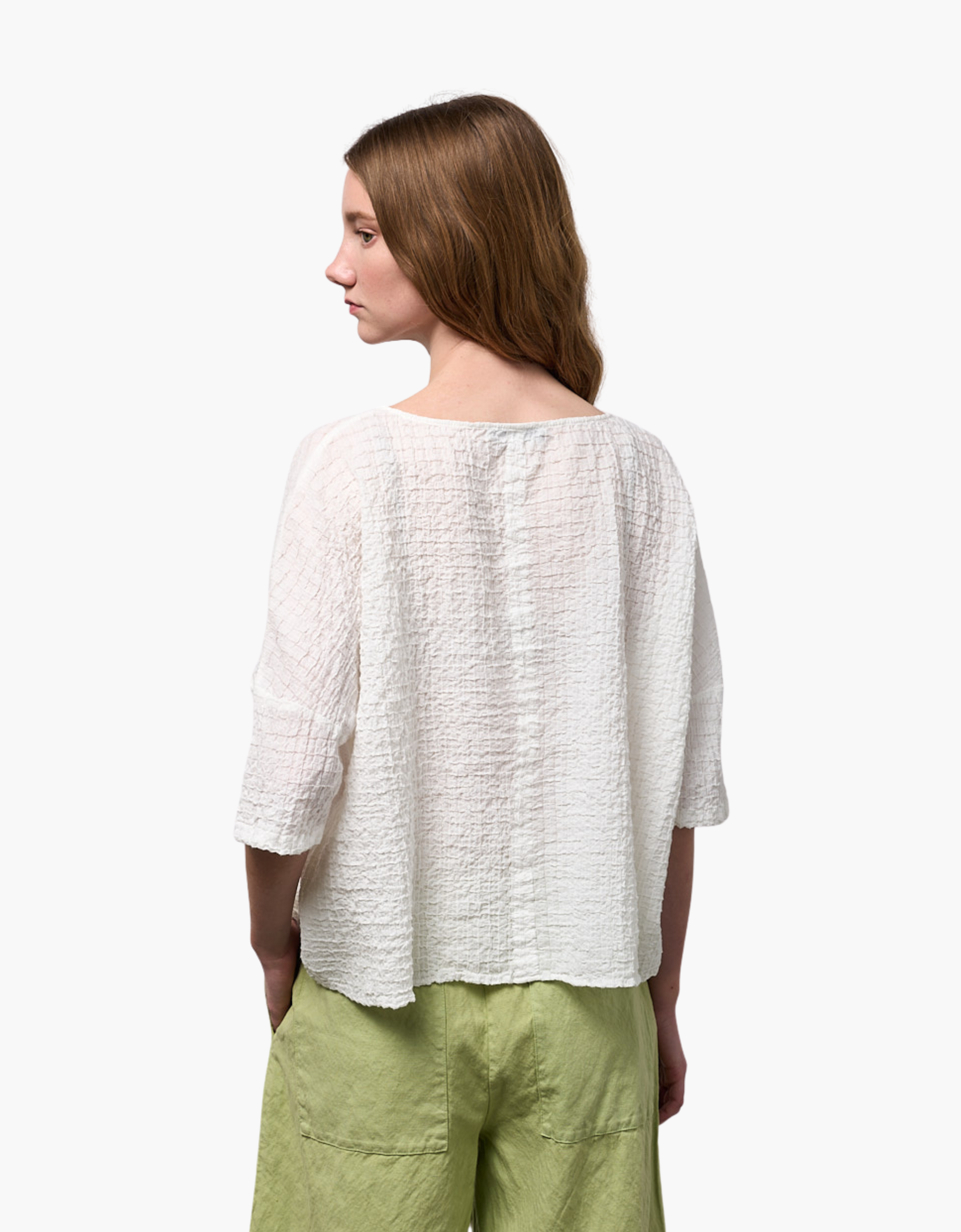 Blusa gofrada "Cairo Allume"
