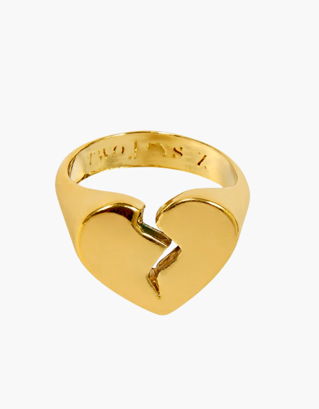 Anillo "Broken Heart" - Gold