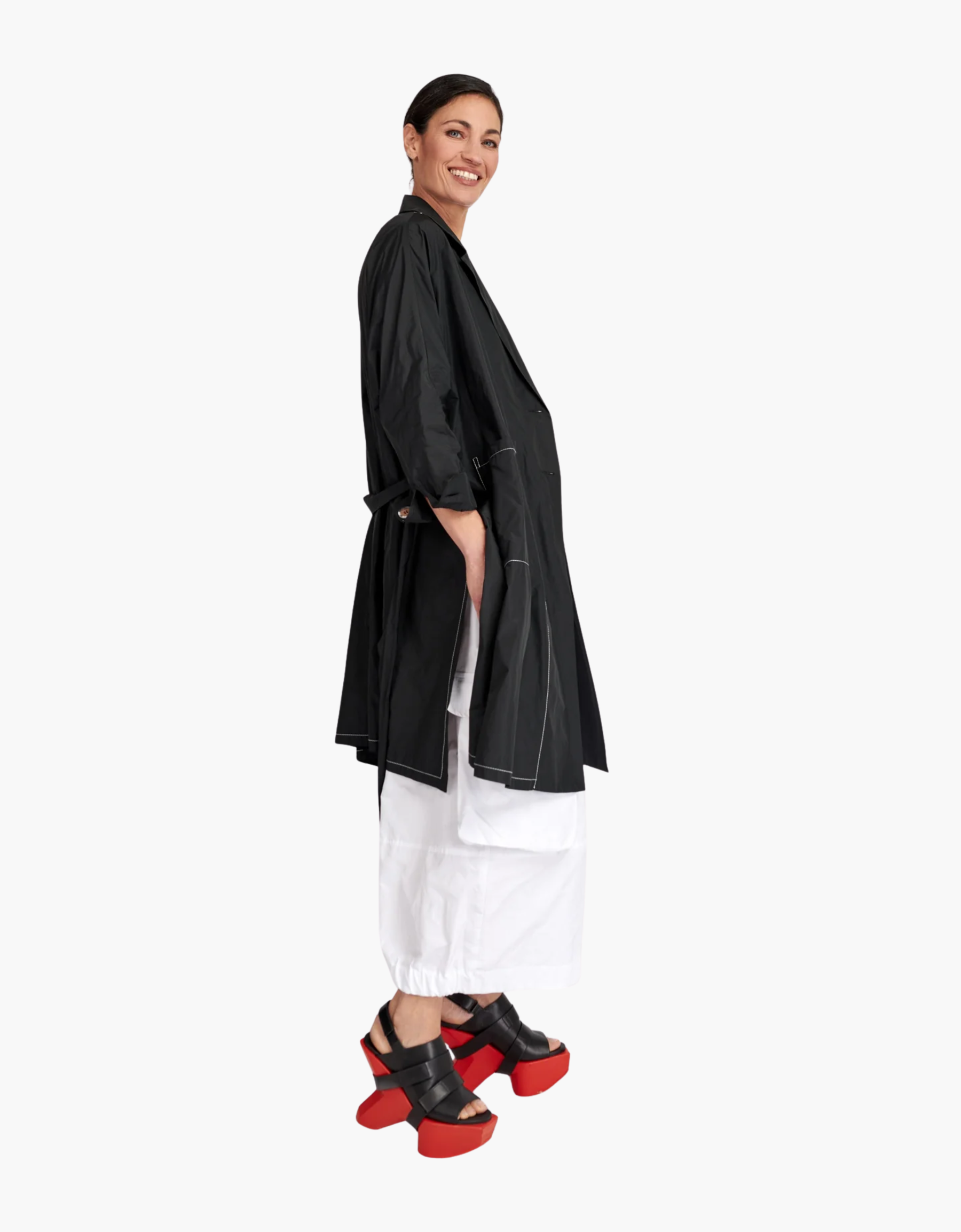 Chaqueta Boxy "Metro Trench"