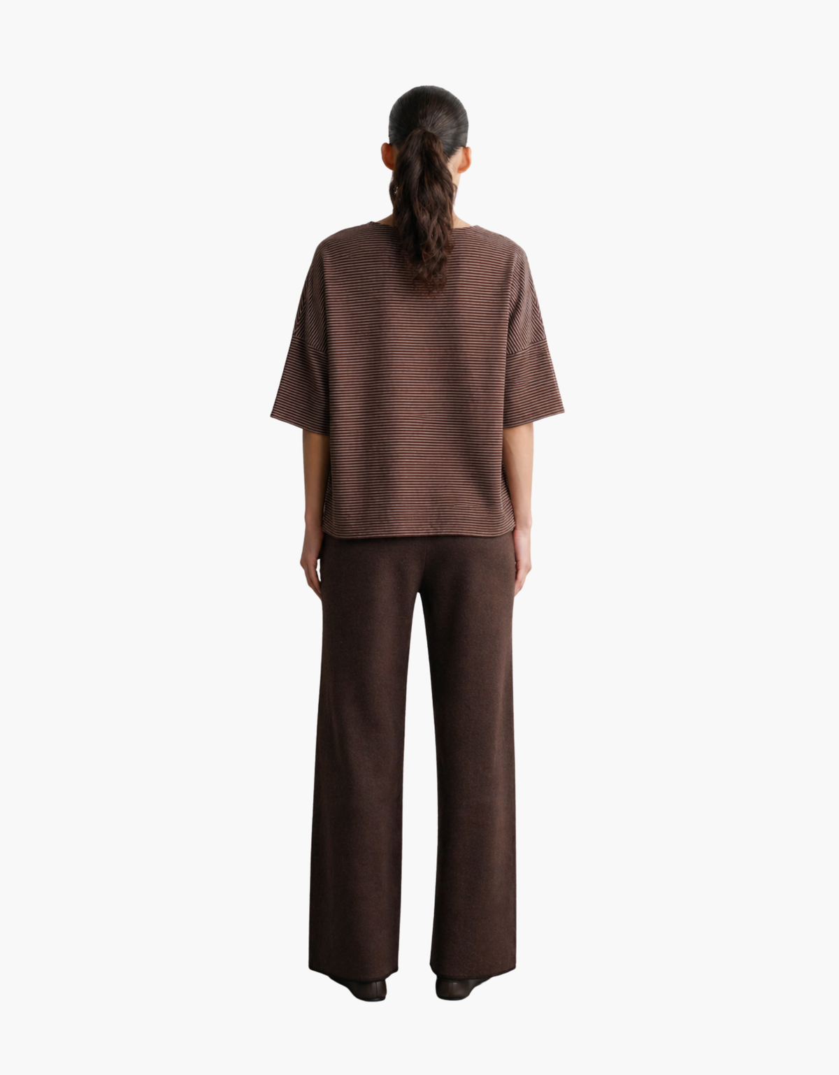 Camiseta boxy "Ministripe" – vista 3