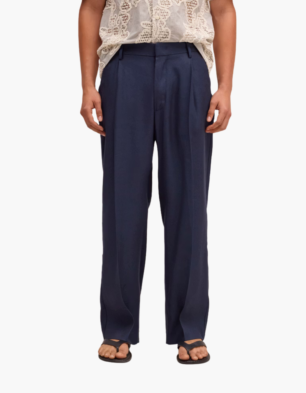 Pantalon relaxed fit lino "Kay 1808" – vista 3