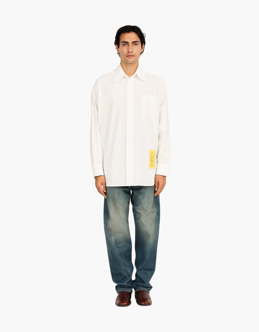 Camisa oversize "Yellow Label" - MM6 – vista 3