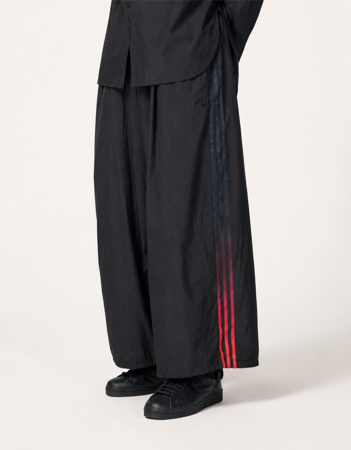 Pantalón ancho nylon "Pantalón 3 stripes" - Y-3 – vista 3