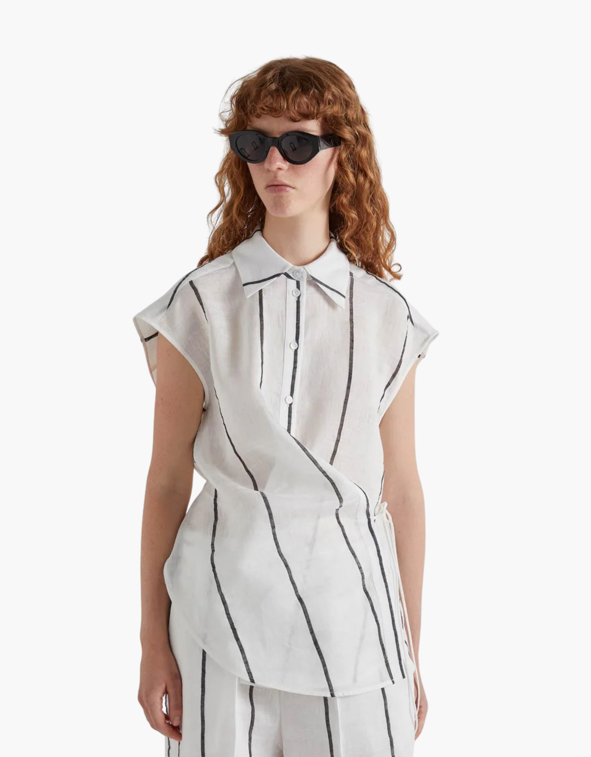 Camisa orlo stonado asimetrico – vista 3