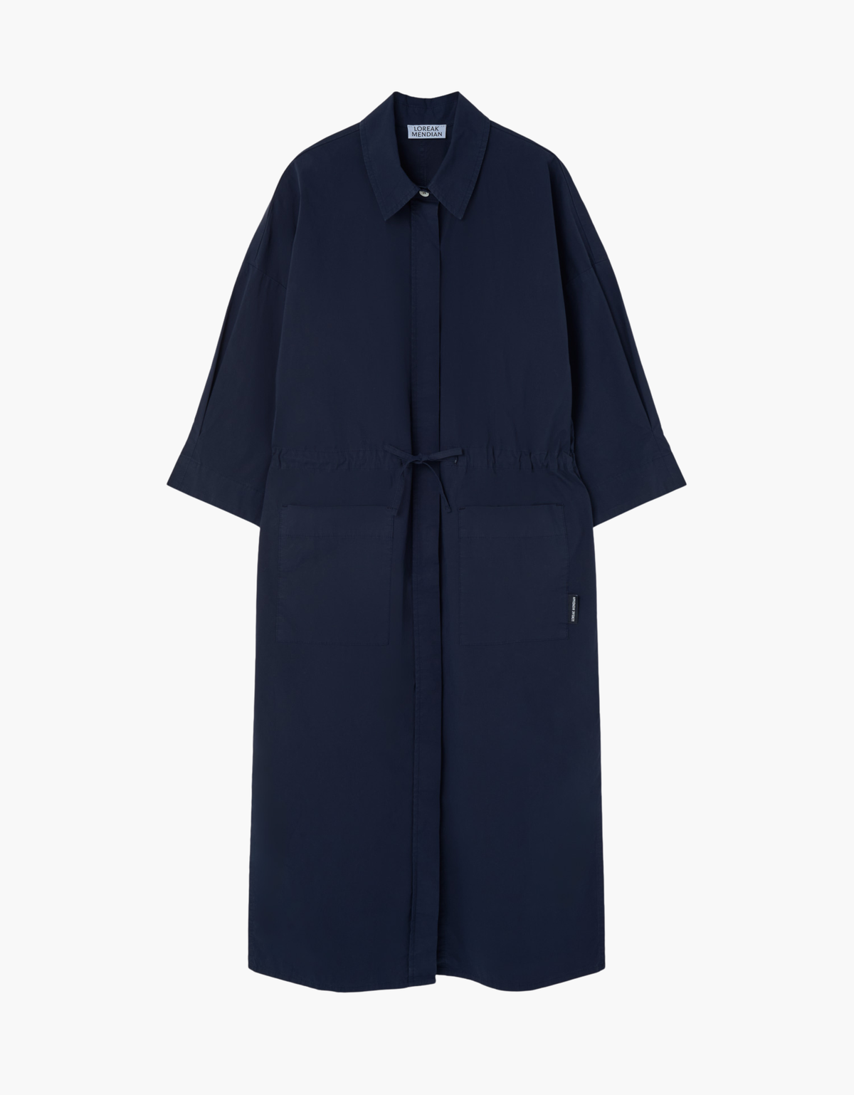 Vestido popelín camisero "Lore" – vista 5