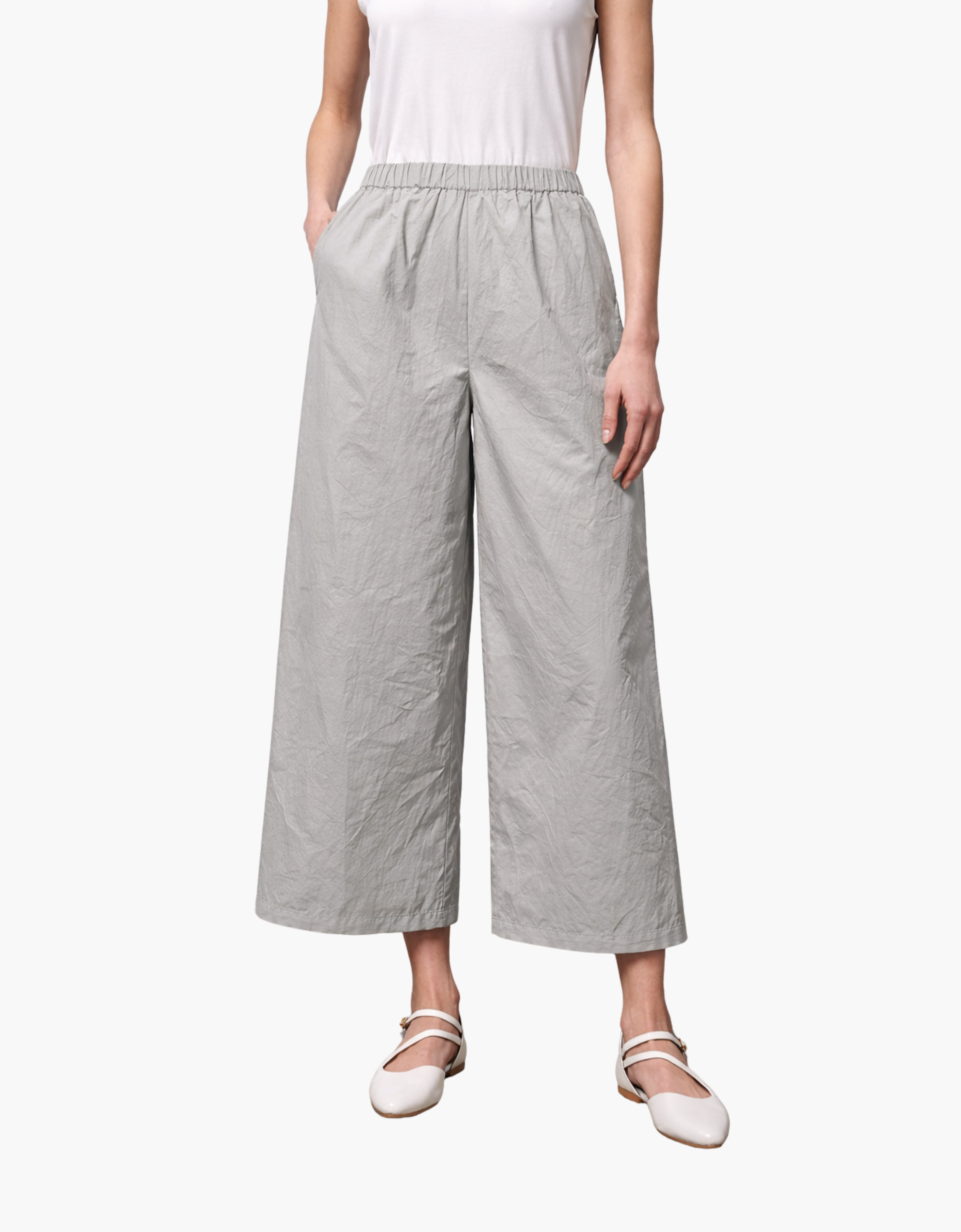 Pantalón amplio "Taffeta Shell"