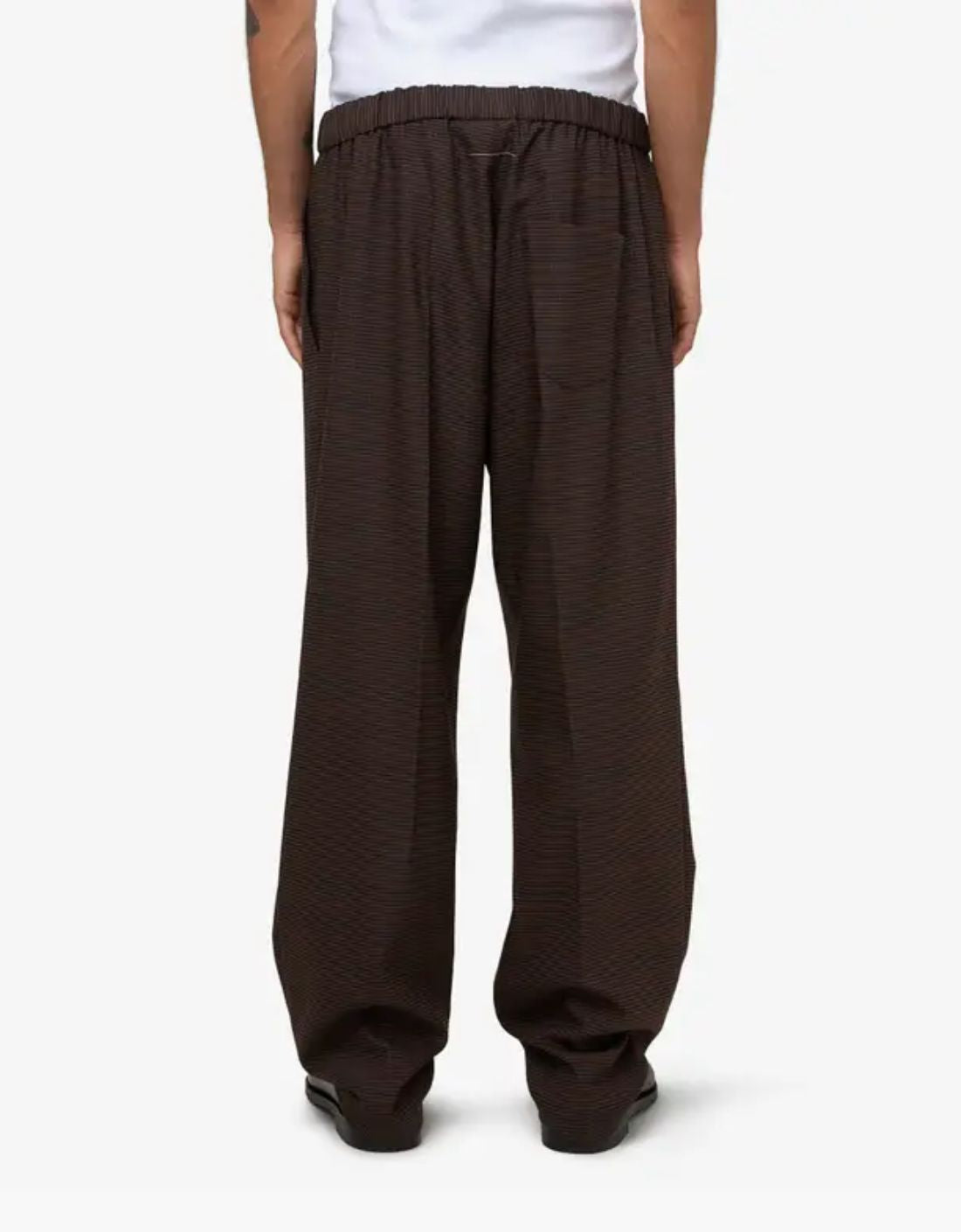 Pantalón de lana sastre a cuadros "Wales" - MM6