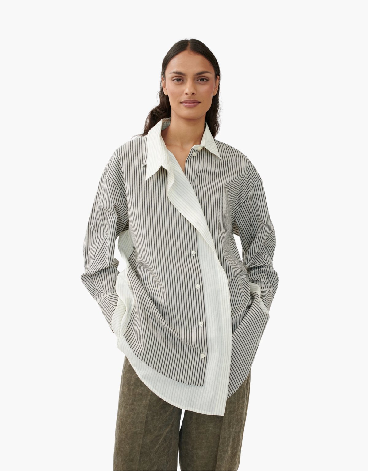 Camisa deconstruida "Mira" – vista 3