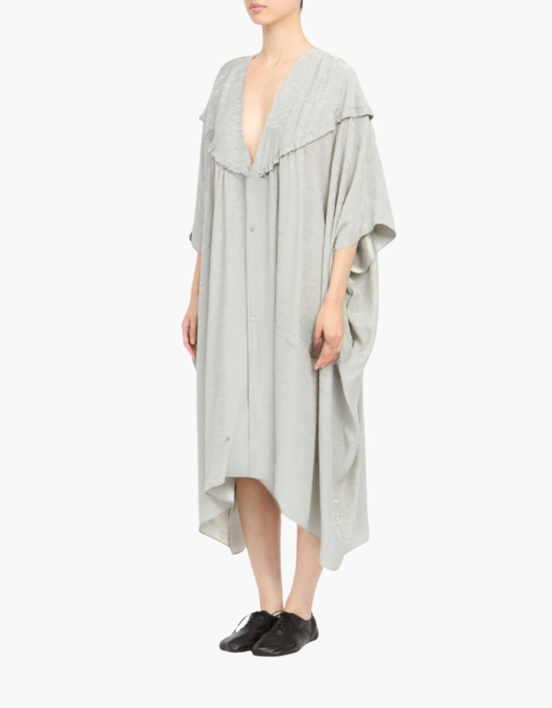 Vestido midi camisero jacquard - MM6