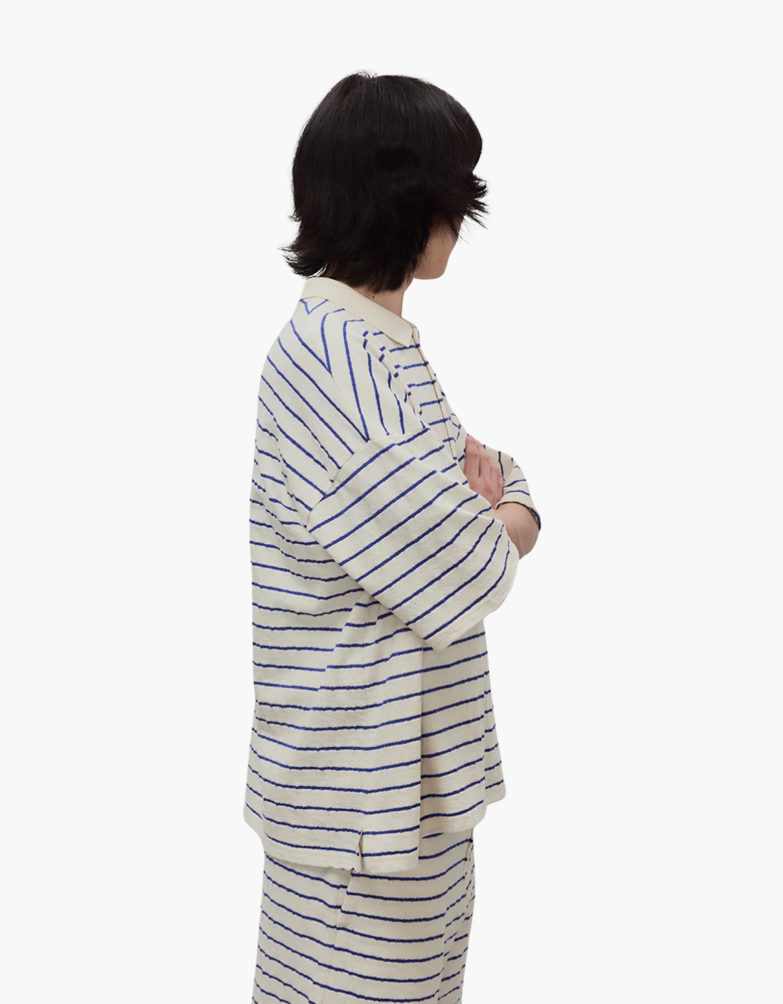 Polo oversize stripes "Terry" – vista 6