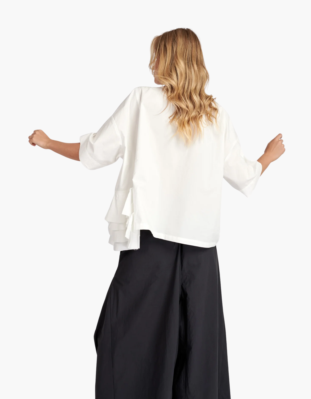 Blusa urban "Frill Top" – vista 7