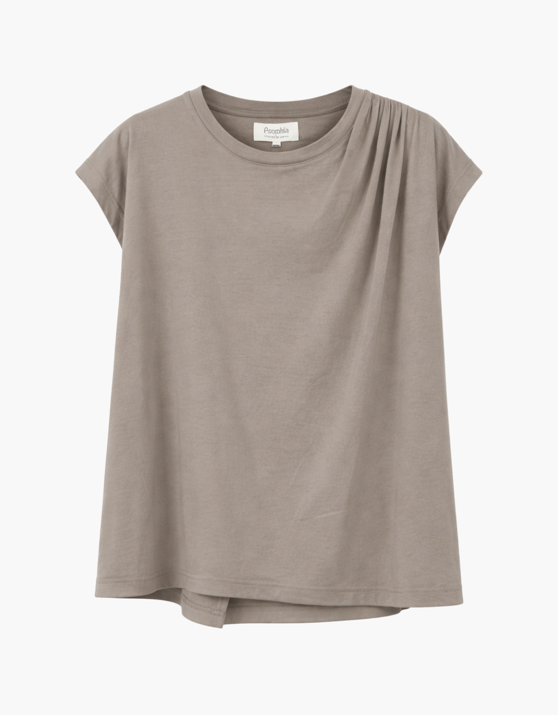 Camiseta fruncido izquierdo