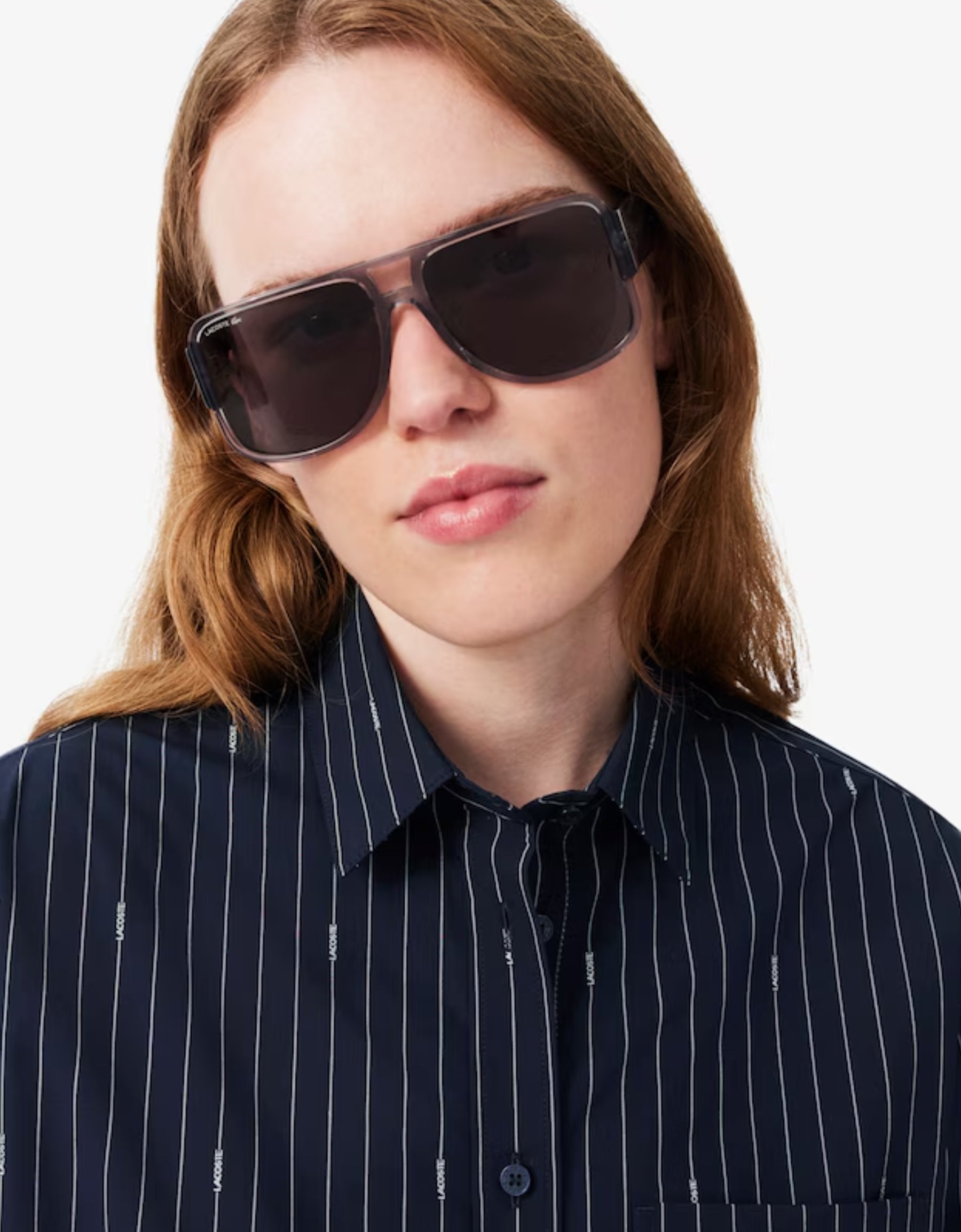 Camisa jacquard "Rayeé"