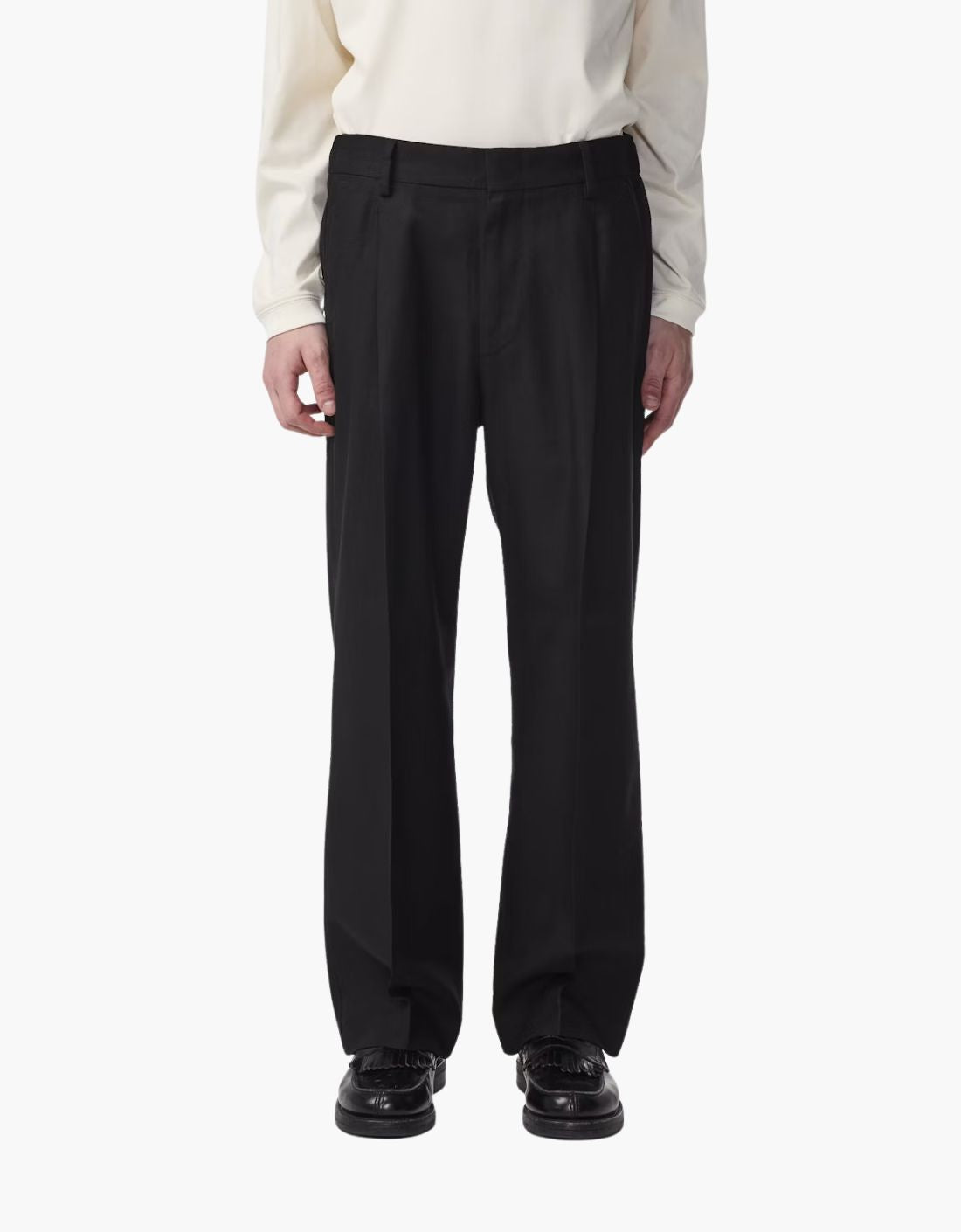 Pantalon lana relaxed "Kay"