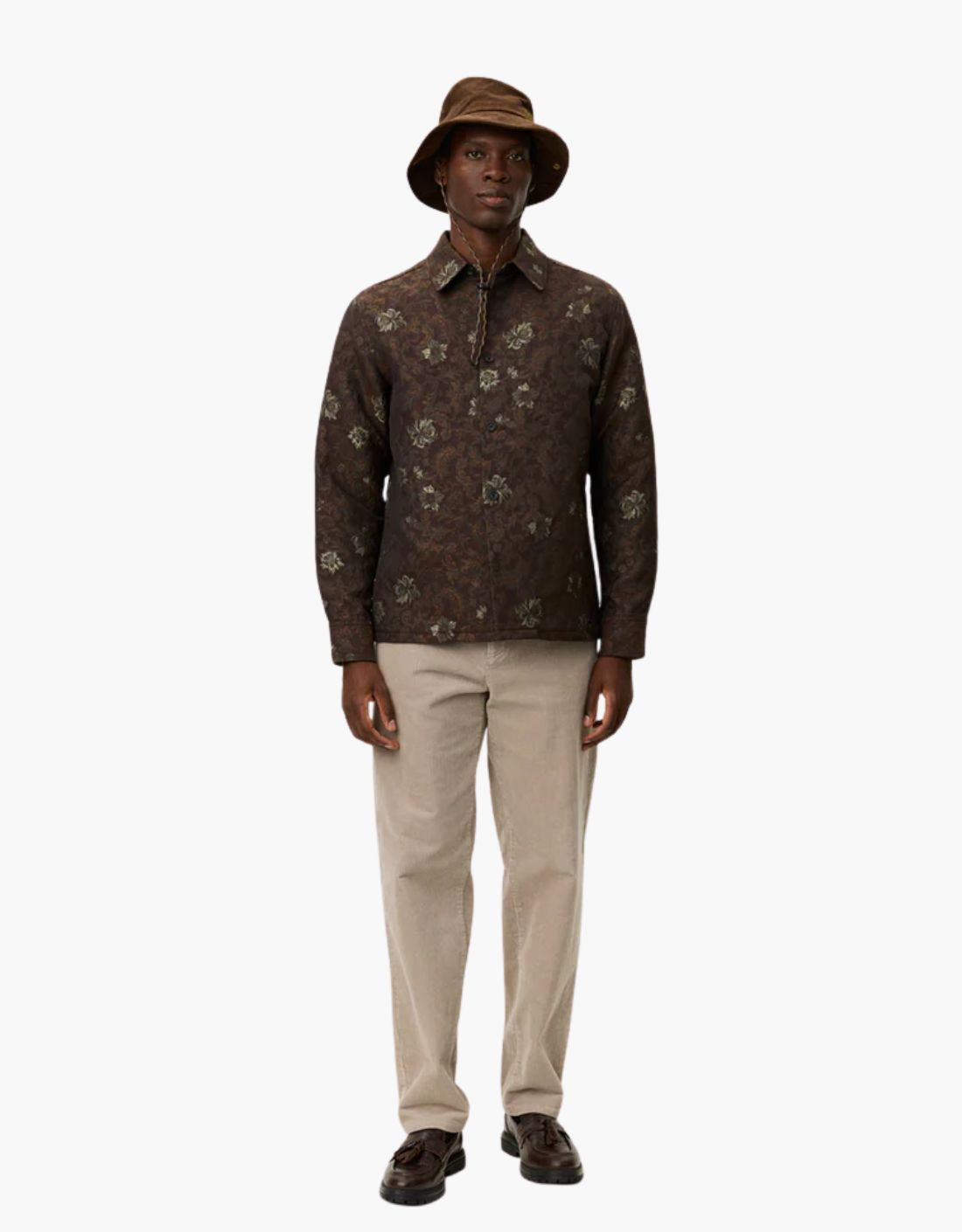 Sobrecamisa jacquard floral "Kaleb"