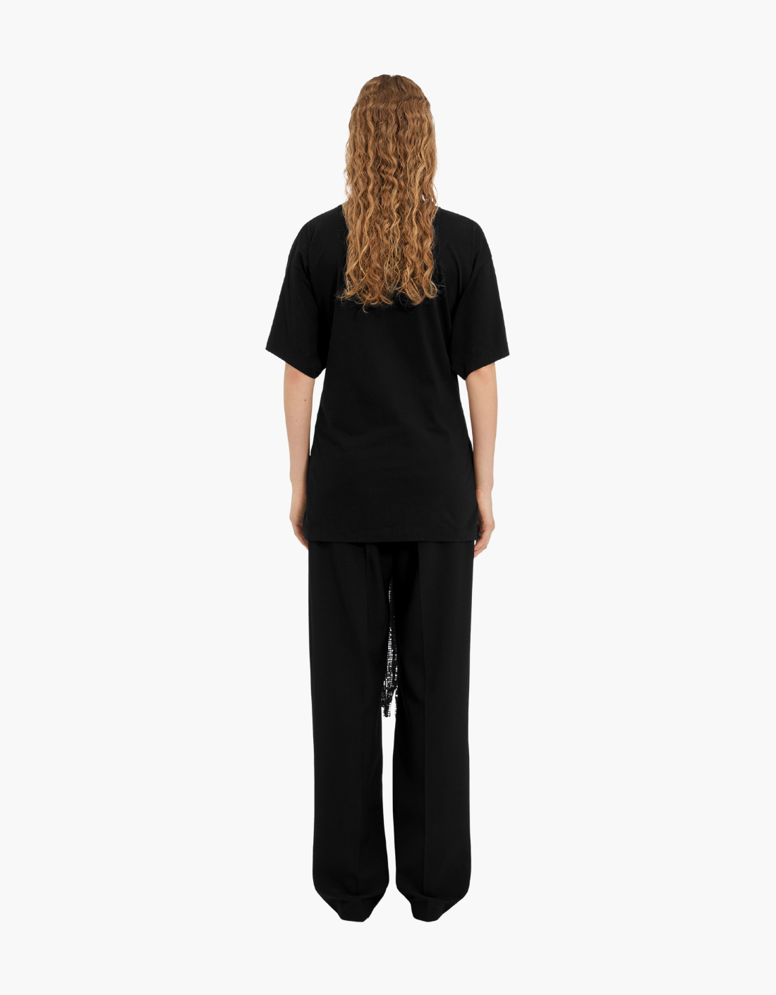 Camiseta de algodón con guantes - MM6
