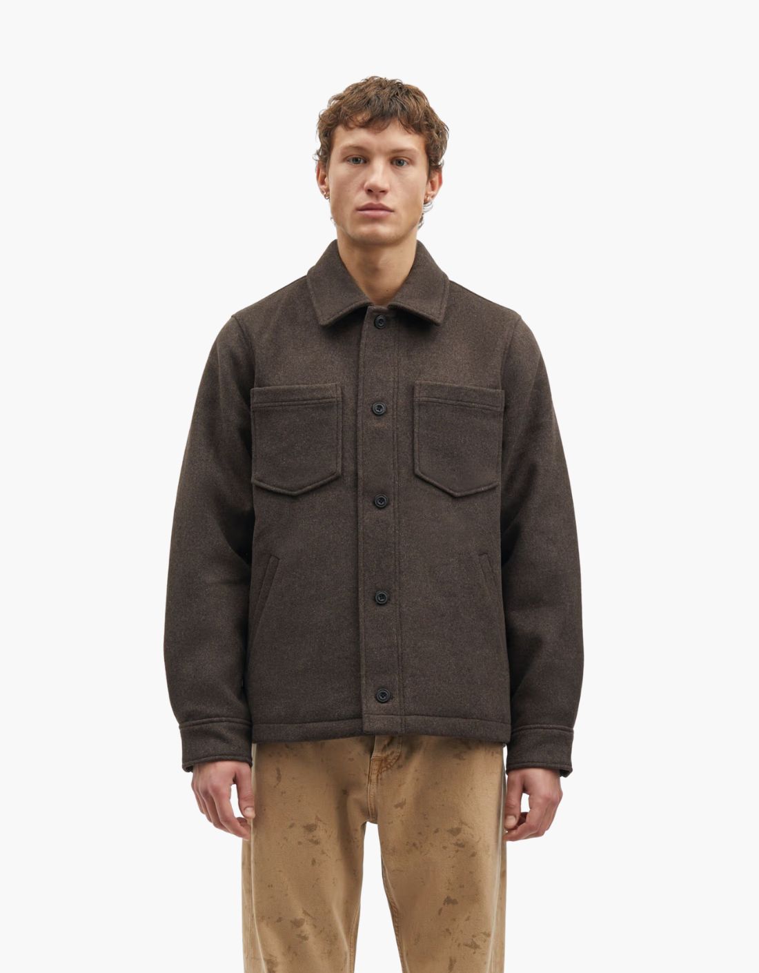 Chaqueta sobrecamisa lana "Pally"