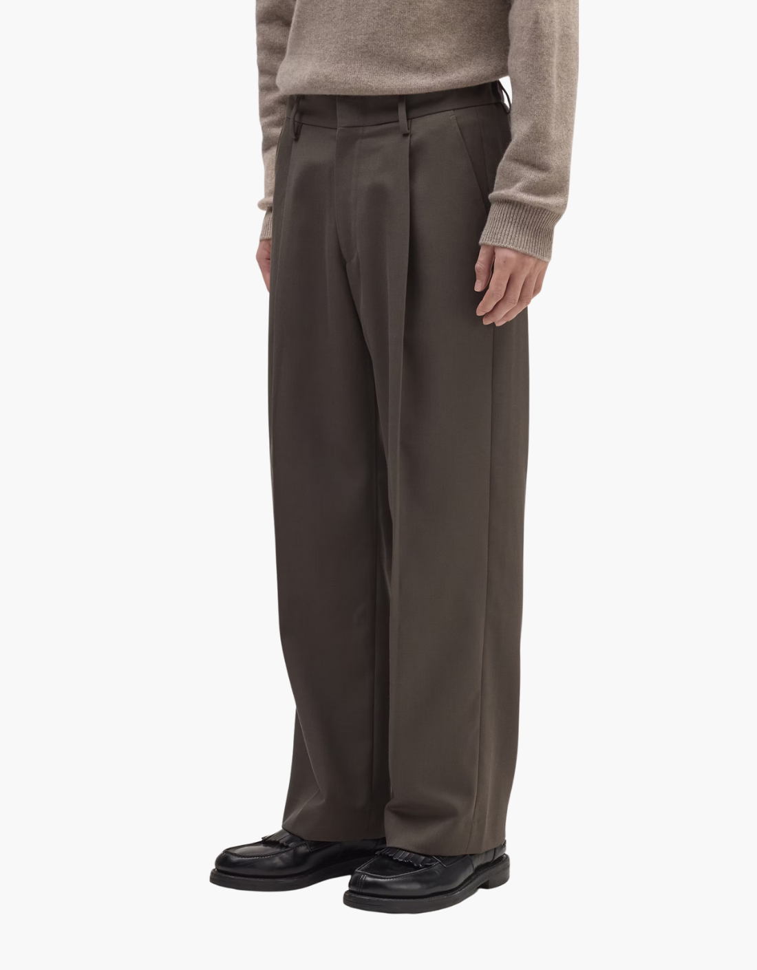 Pantalón relaxed fit lana "Kay" – vista 4