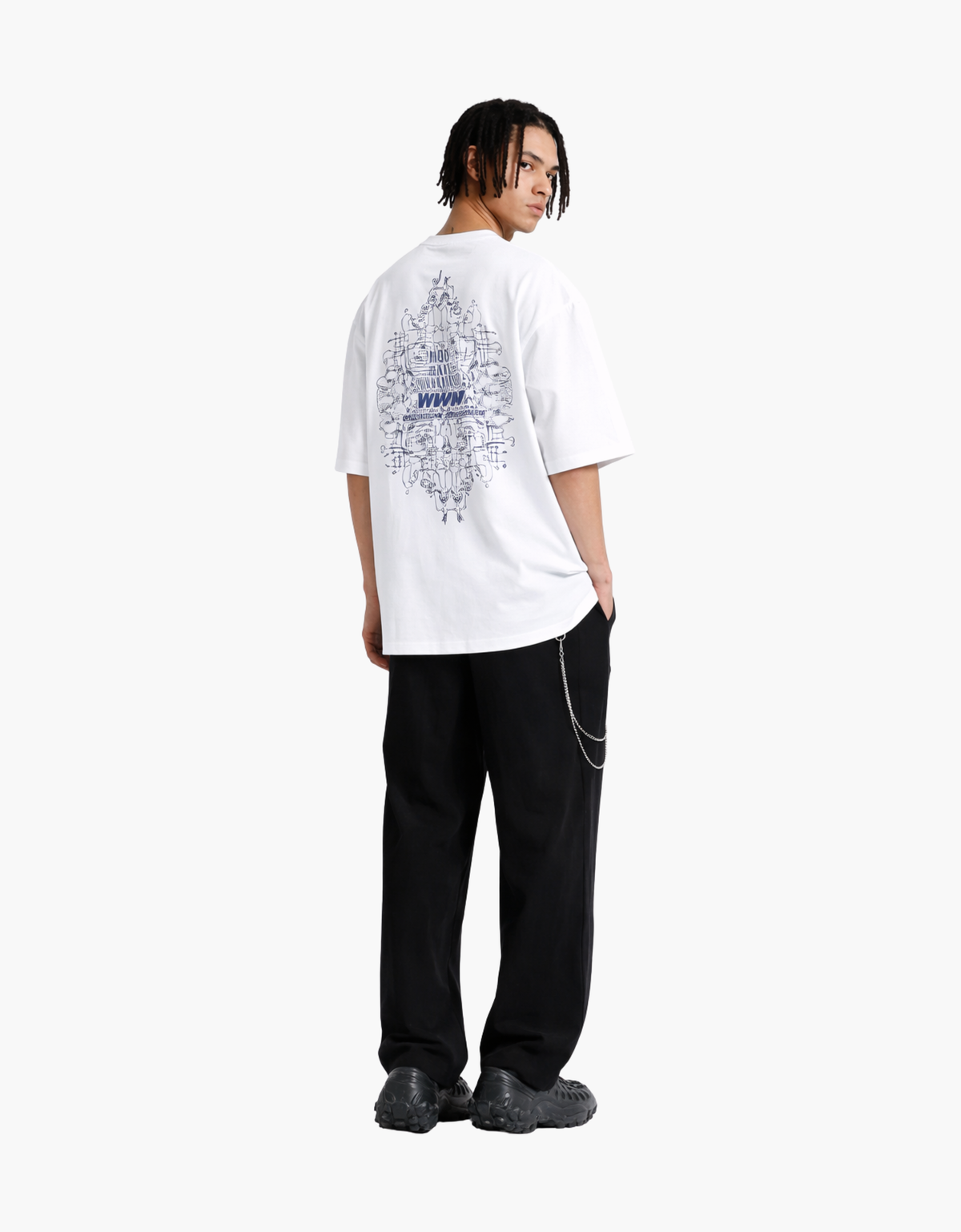 Camiseta de manga corta "Faces Print"