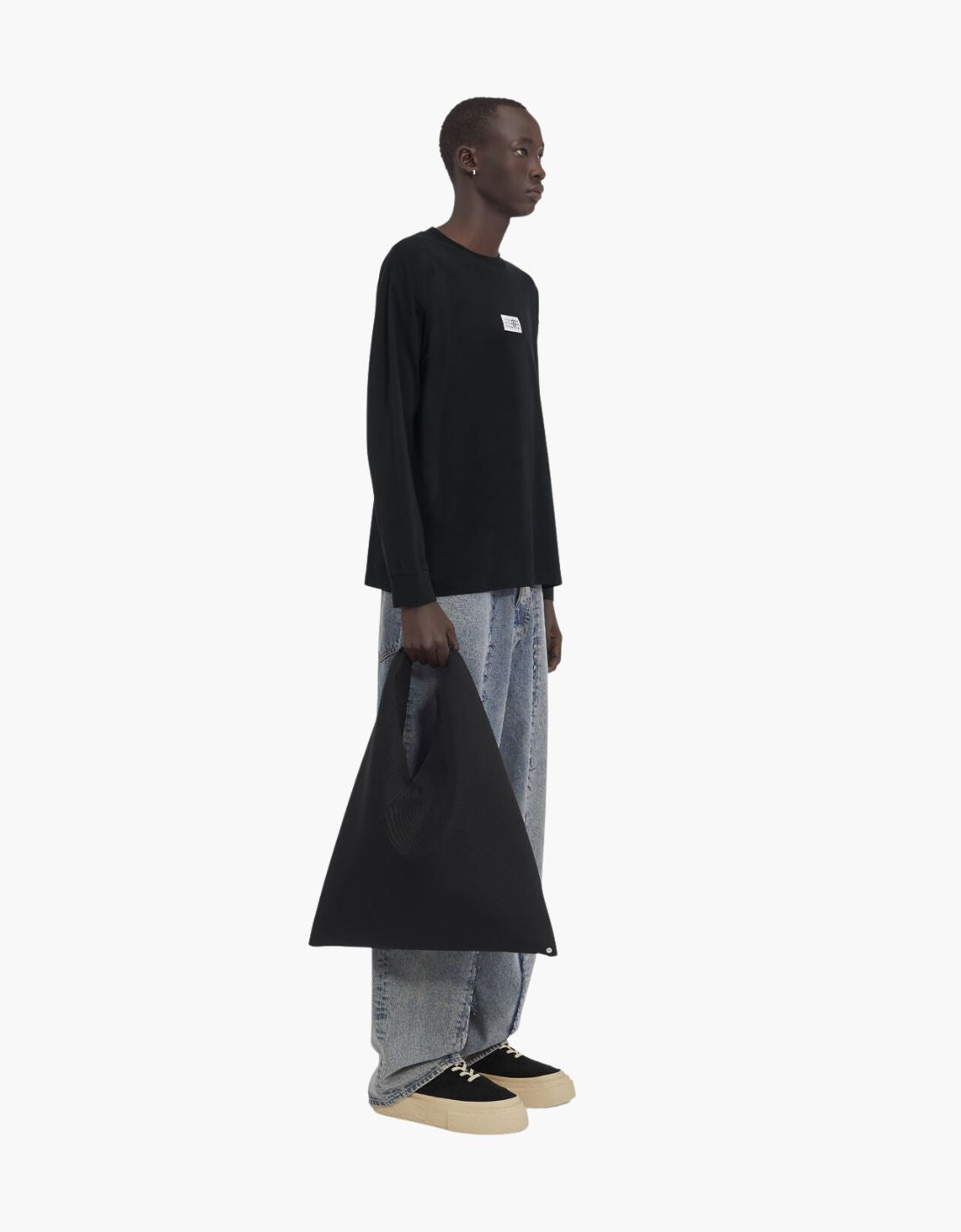 Camiseta manga larga "Numeric Label" MM6