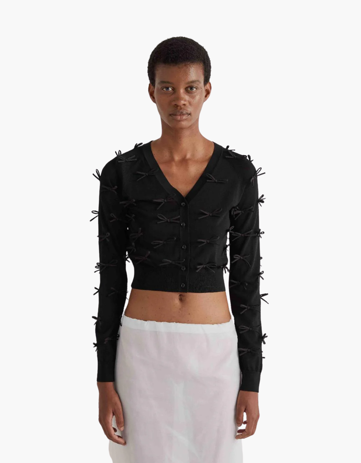 Chaqueta lazos cardigan – vista 3