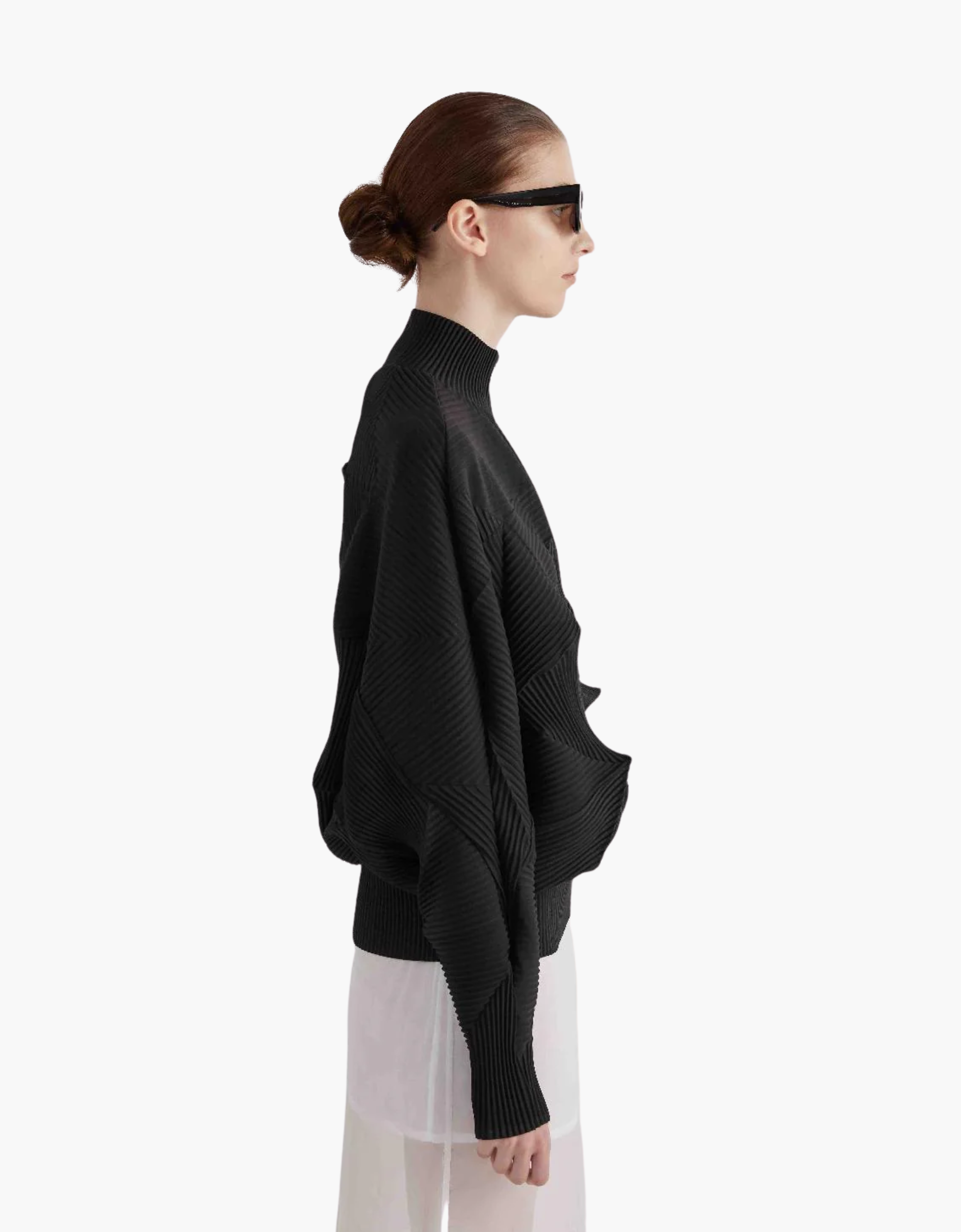Chaqueta plisados