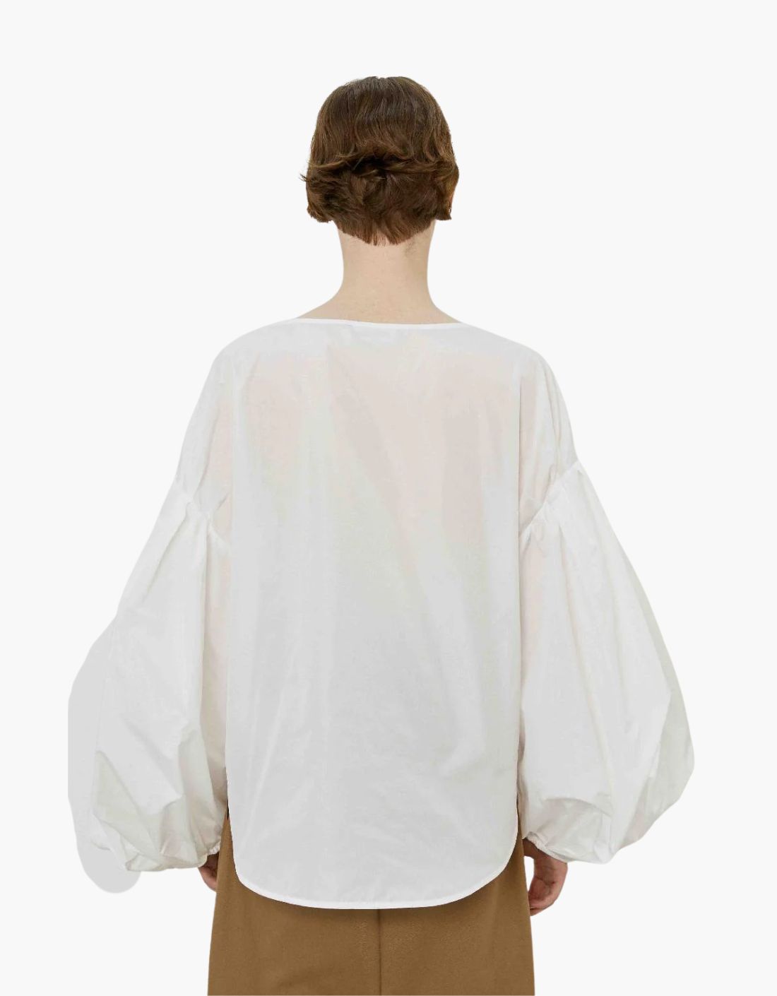 Blusa taffeta abullonado "Goccia"