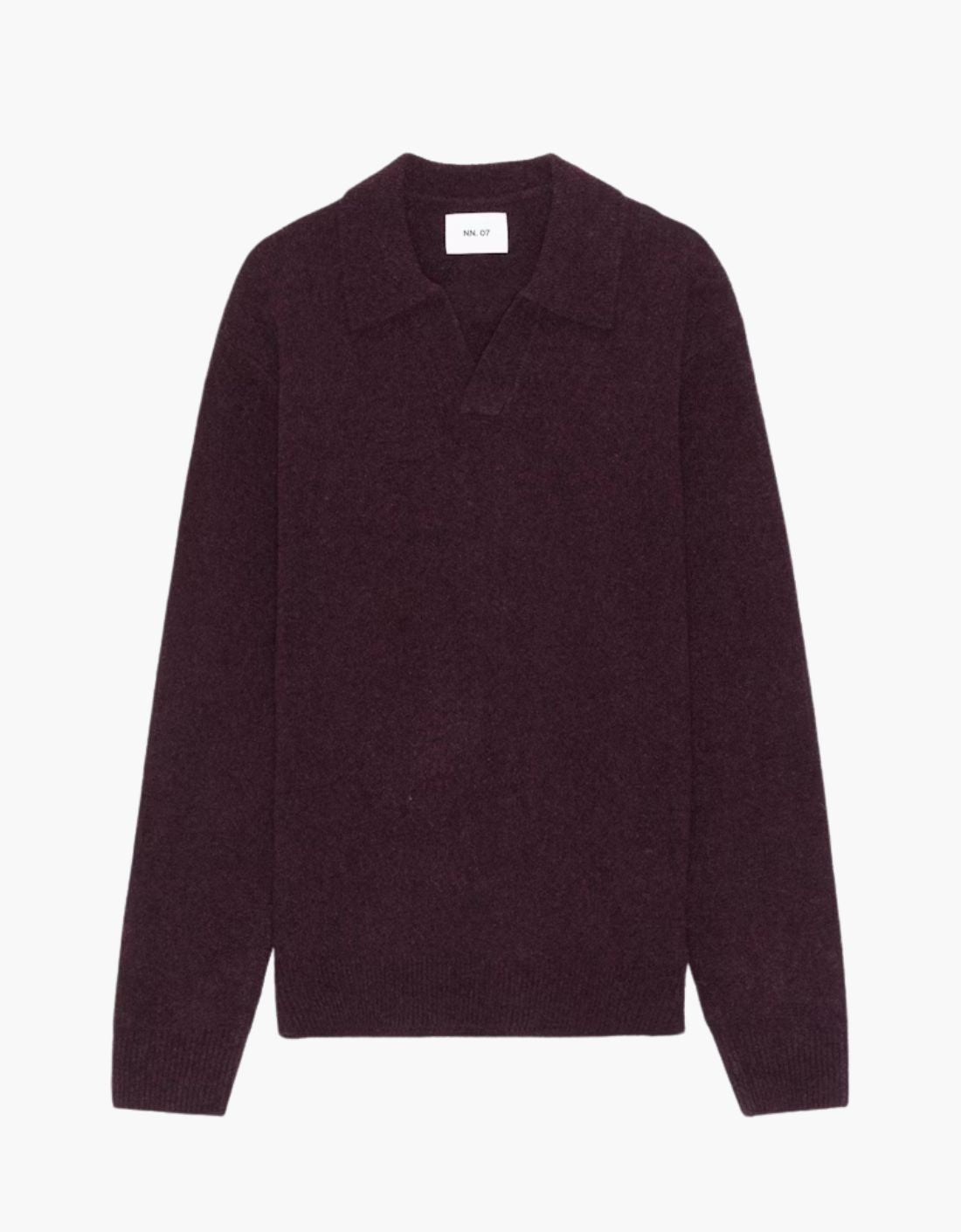 Jersey bouclé polo "Hope"