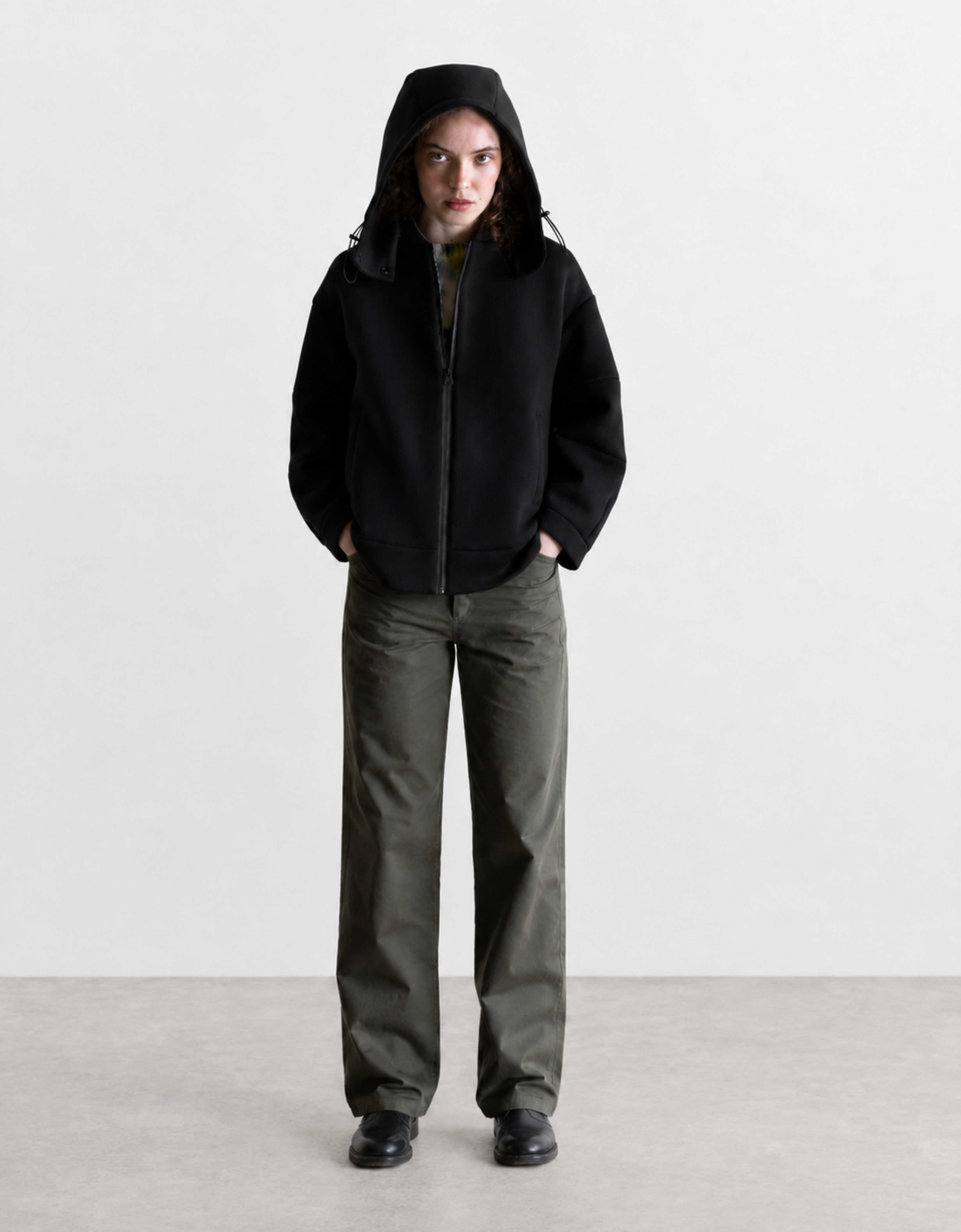 Bomber corta neopreno