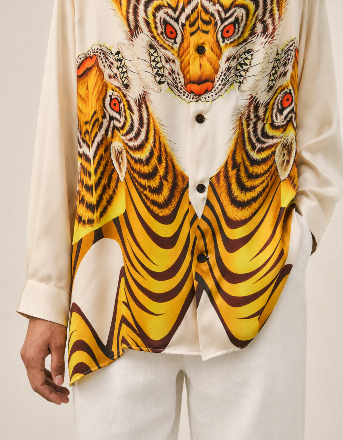 Camisa ligera "Tiger Satin" - Y-3 – vista 5