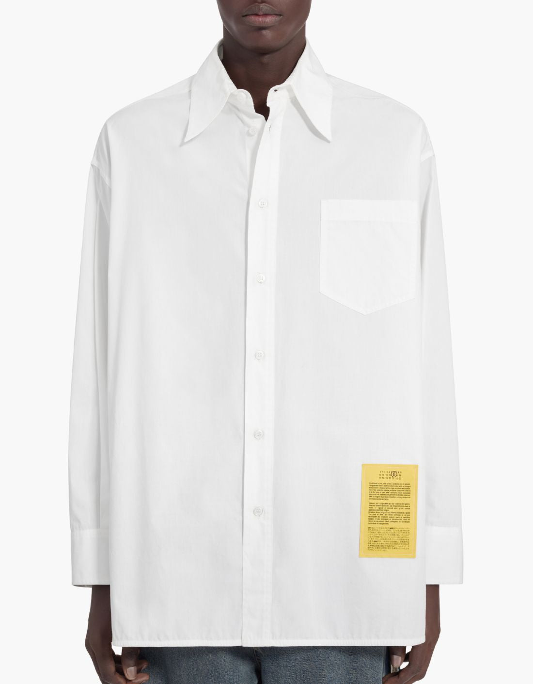 Camisa oversize "Yellow Label" - MM6 – vista 4