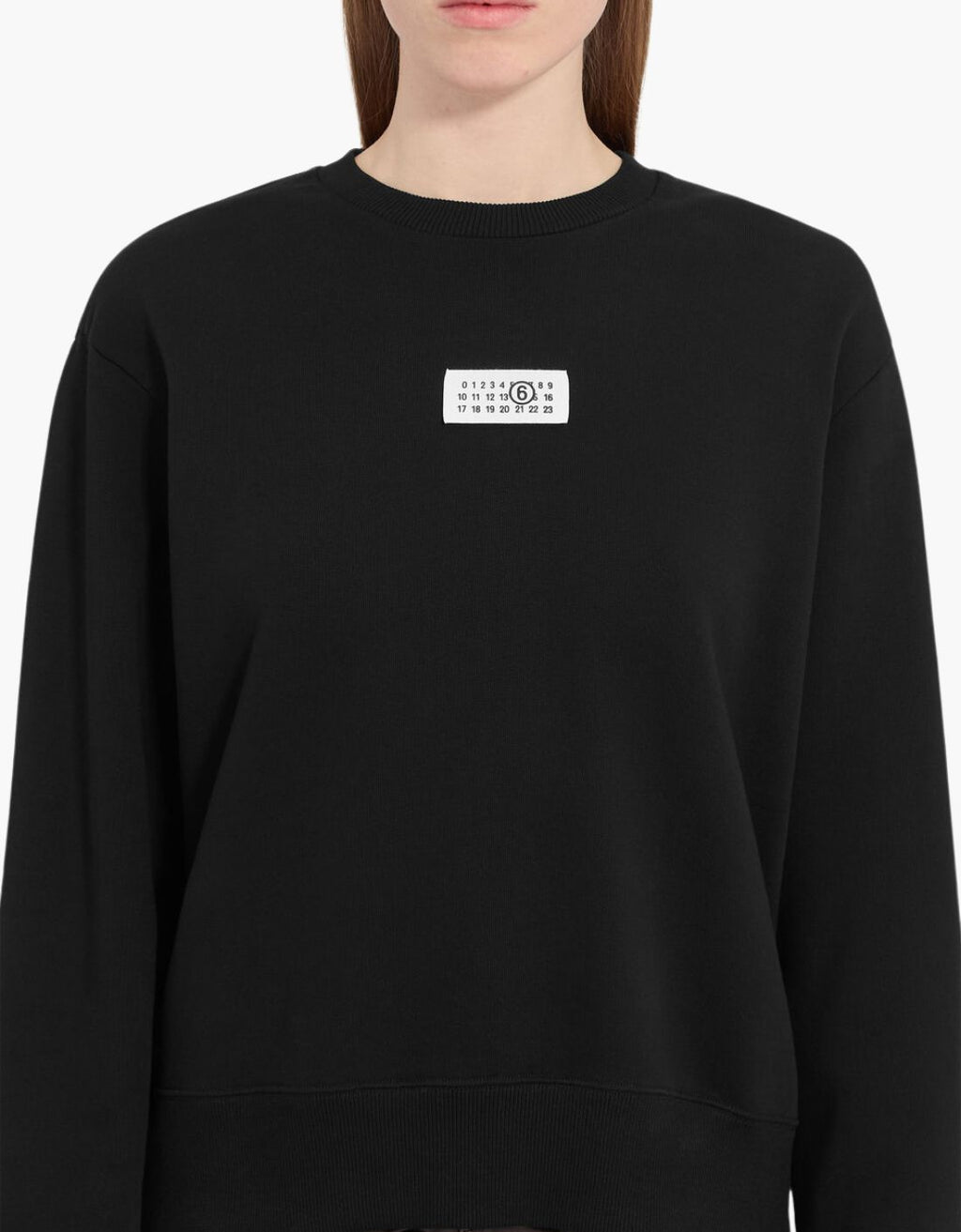 Sudadera fit relajado algidón "Relaxed" - MM6