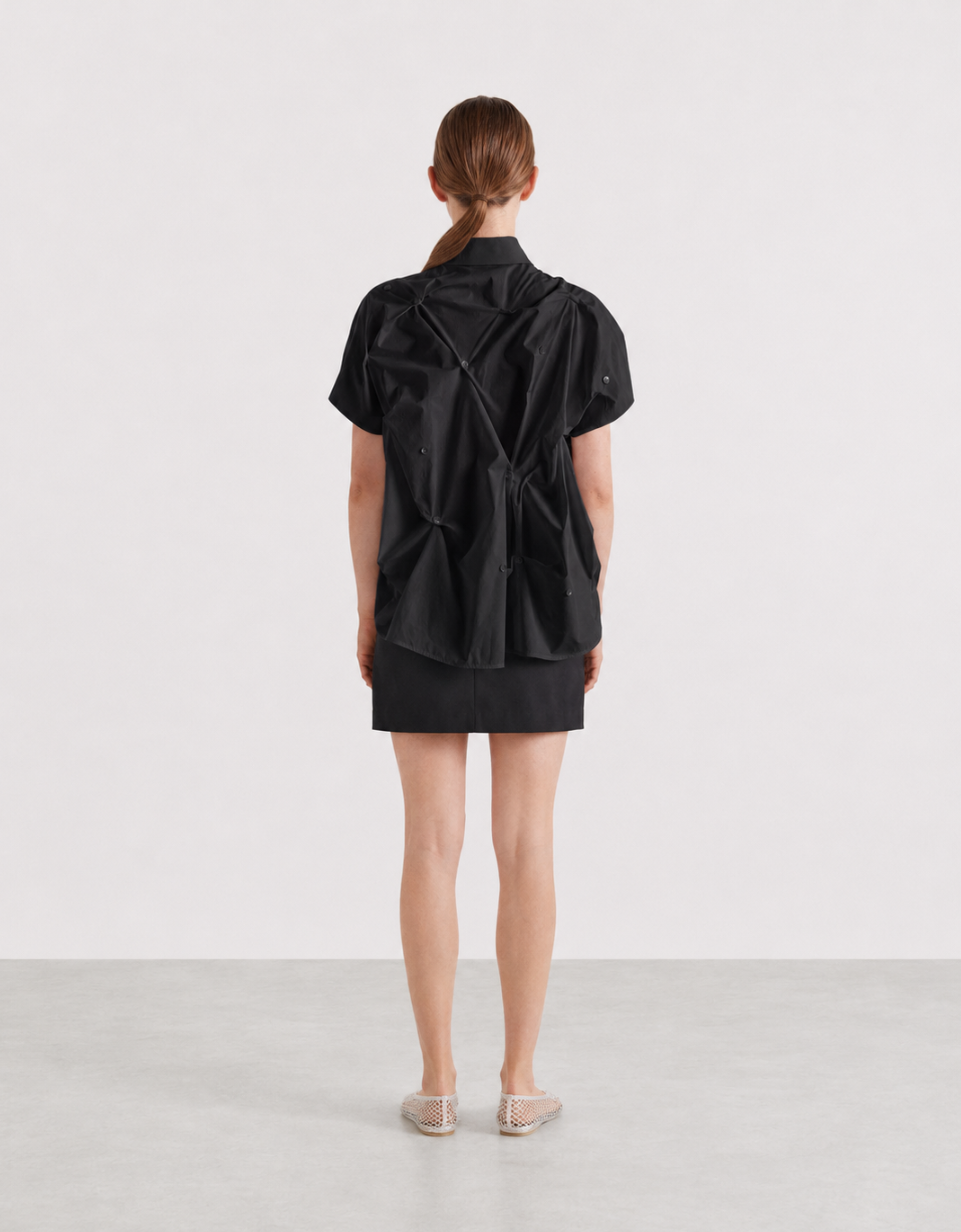 Camisa botones amplia "Smanicata"