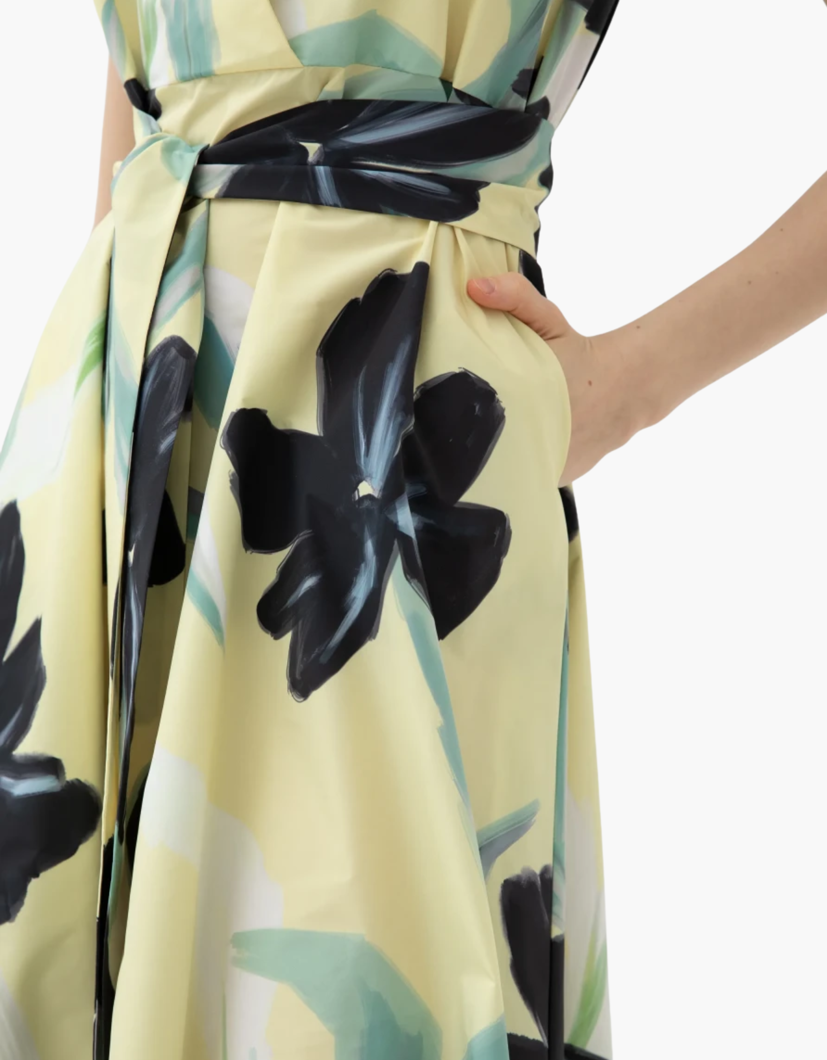 Vestido midi floral