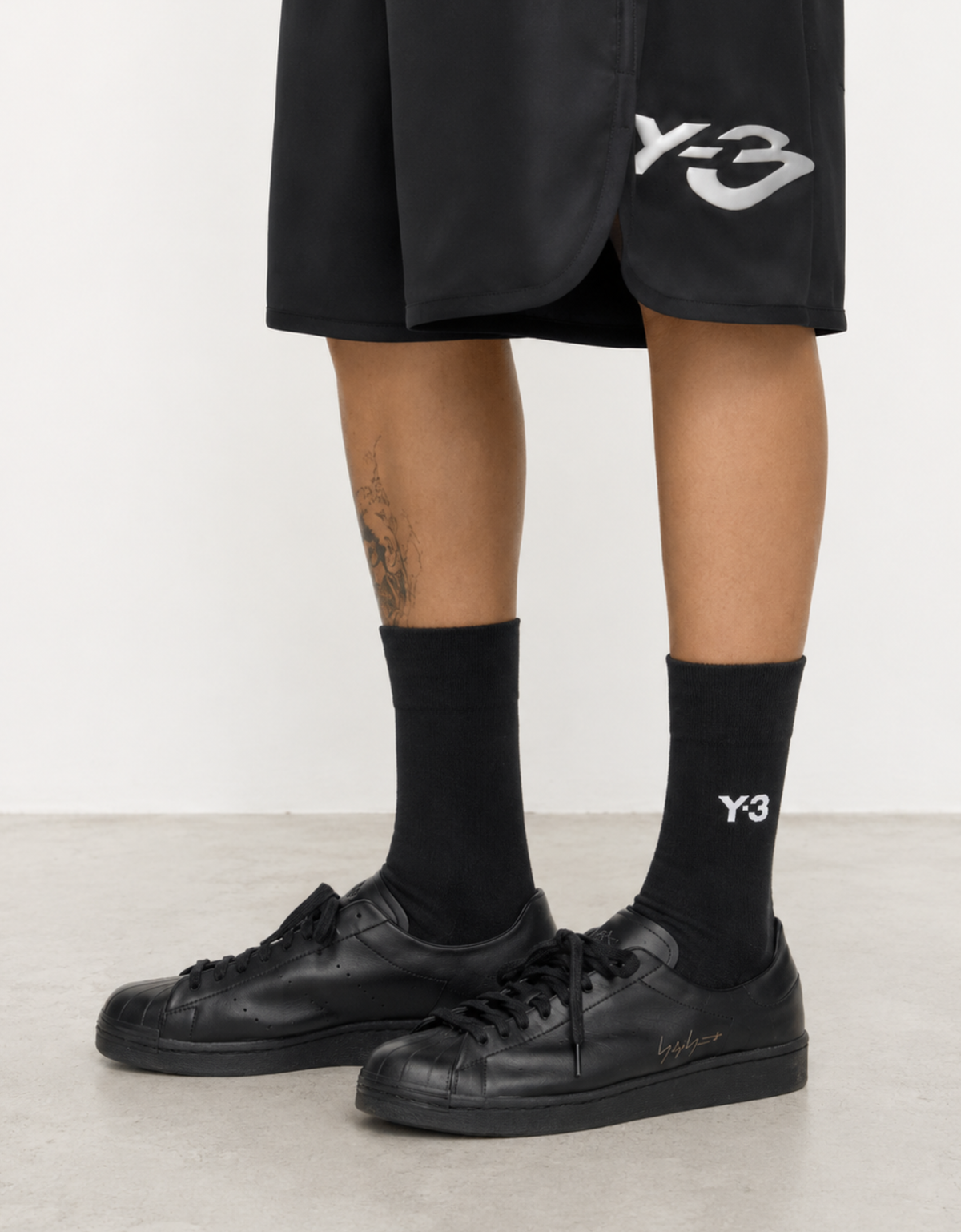 Bermuda satinada "Logo shorts" Y-3 – vista 4