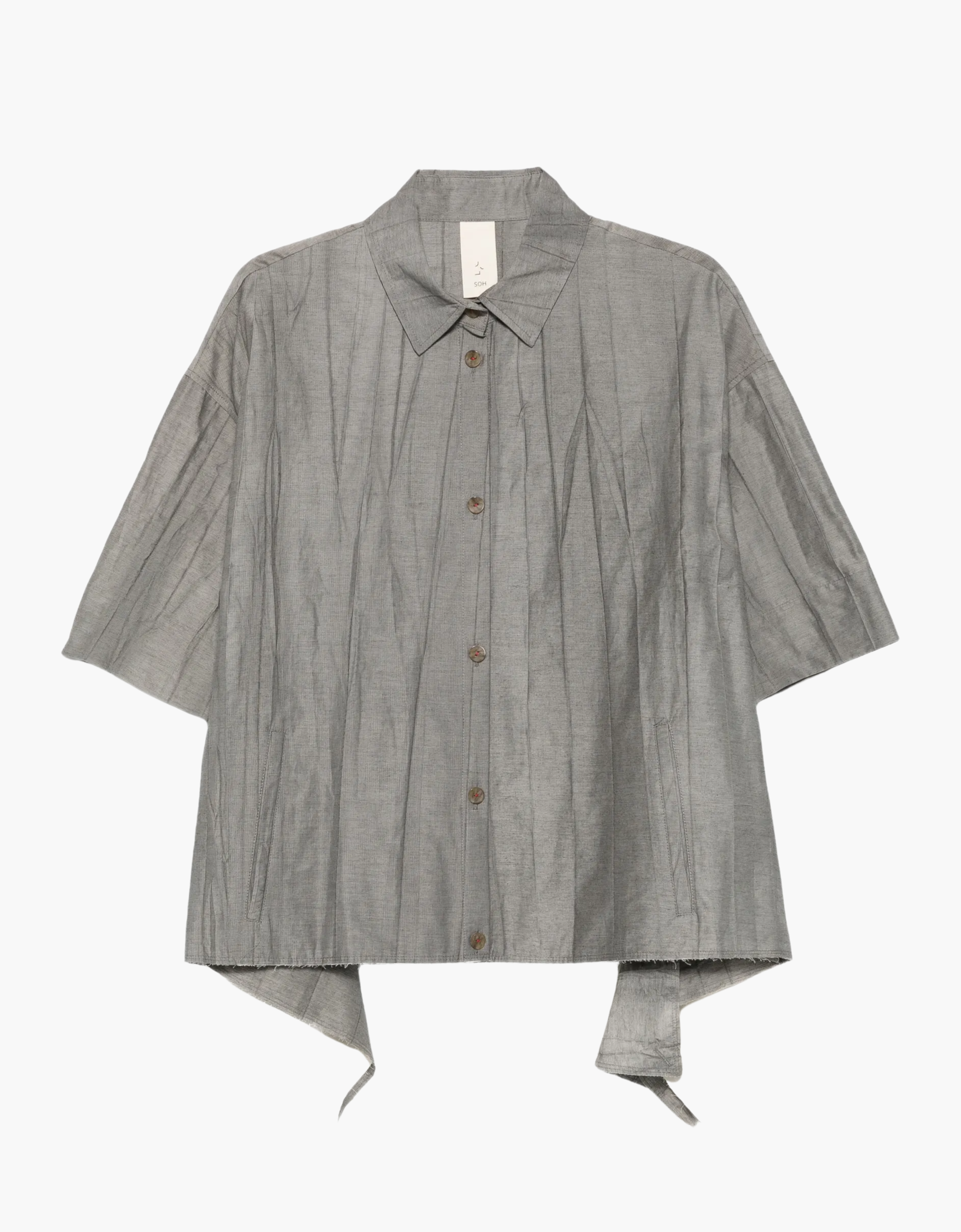 Camisa amplia textura "Haneul"