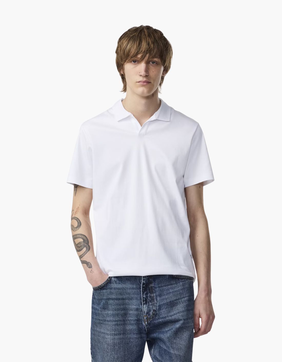 Polo cuello abierto "Paul SS"