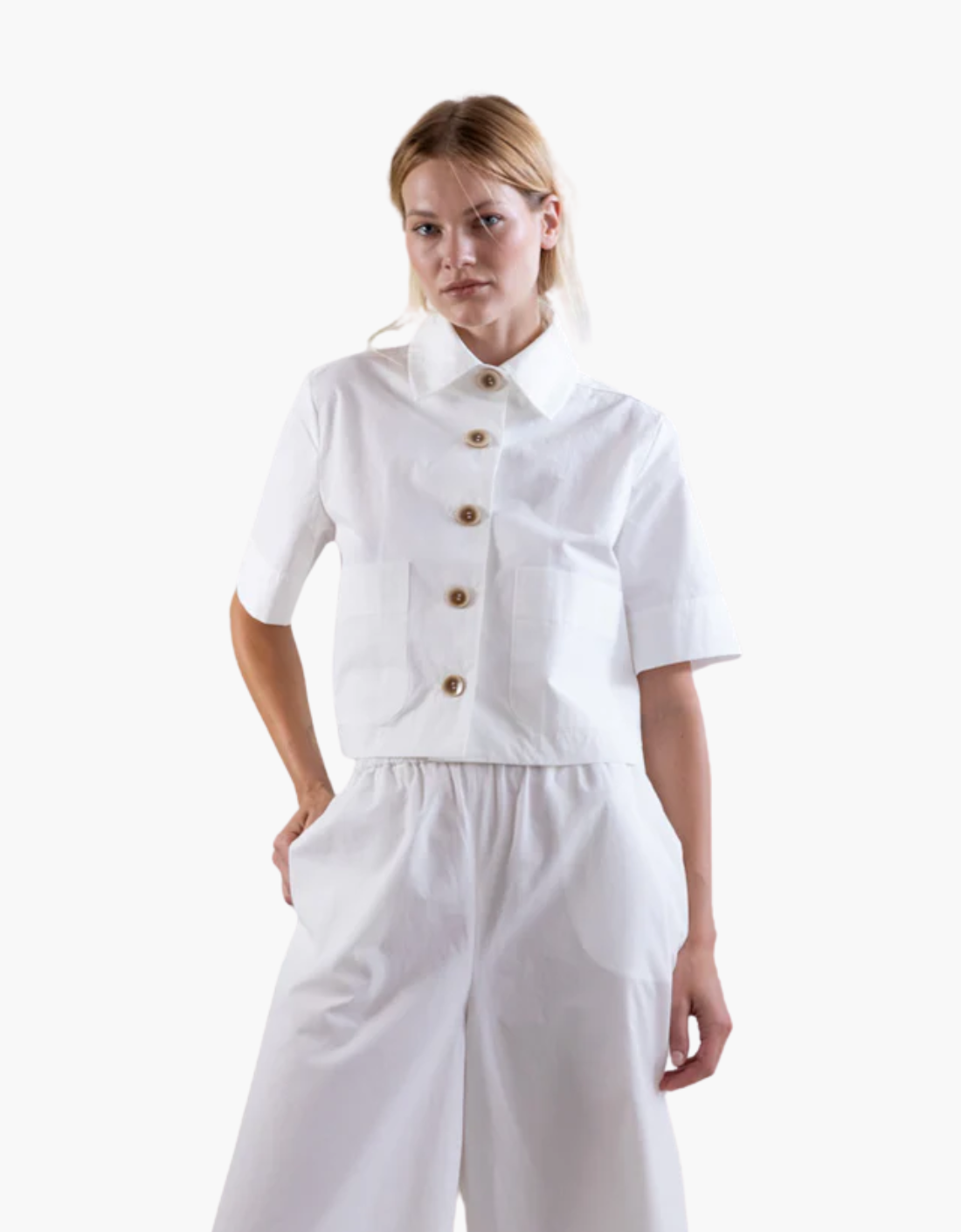 Bolero algodon cropped – vista 2