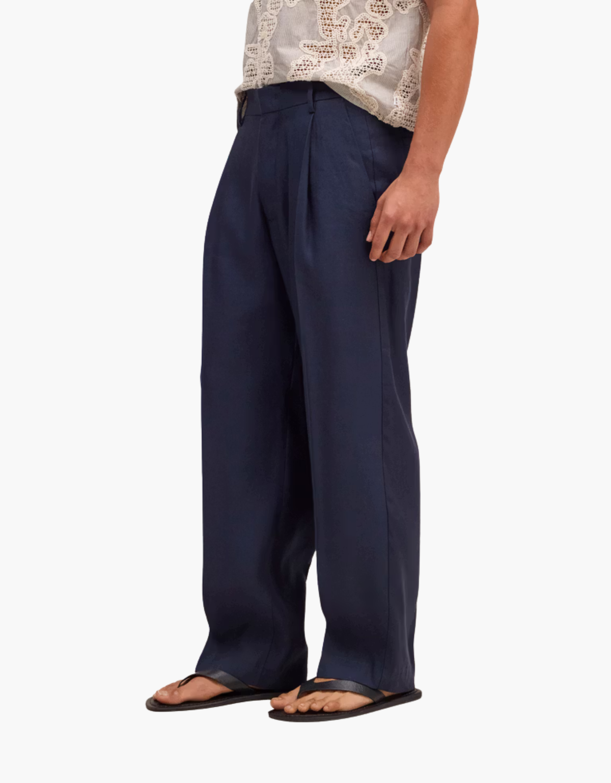 Pantalon relaxed fit lino "Kay 1808" – vista 4
