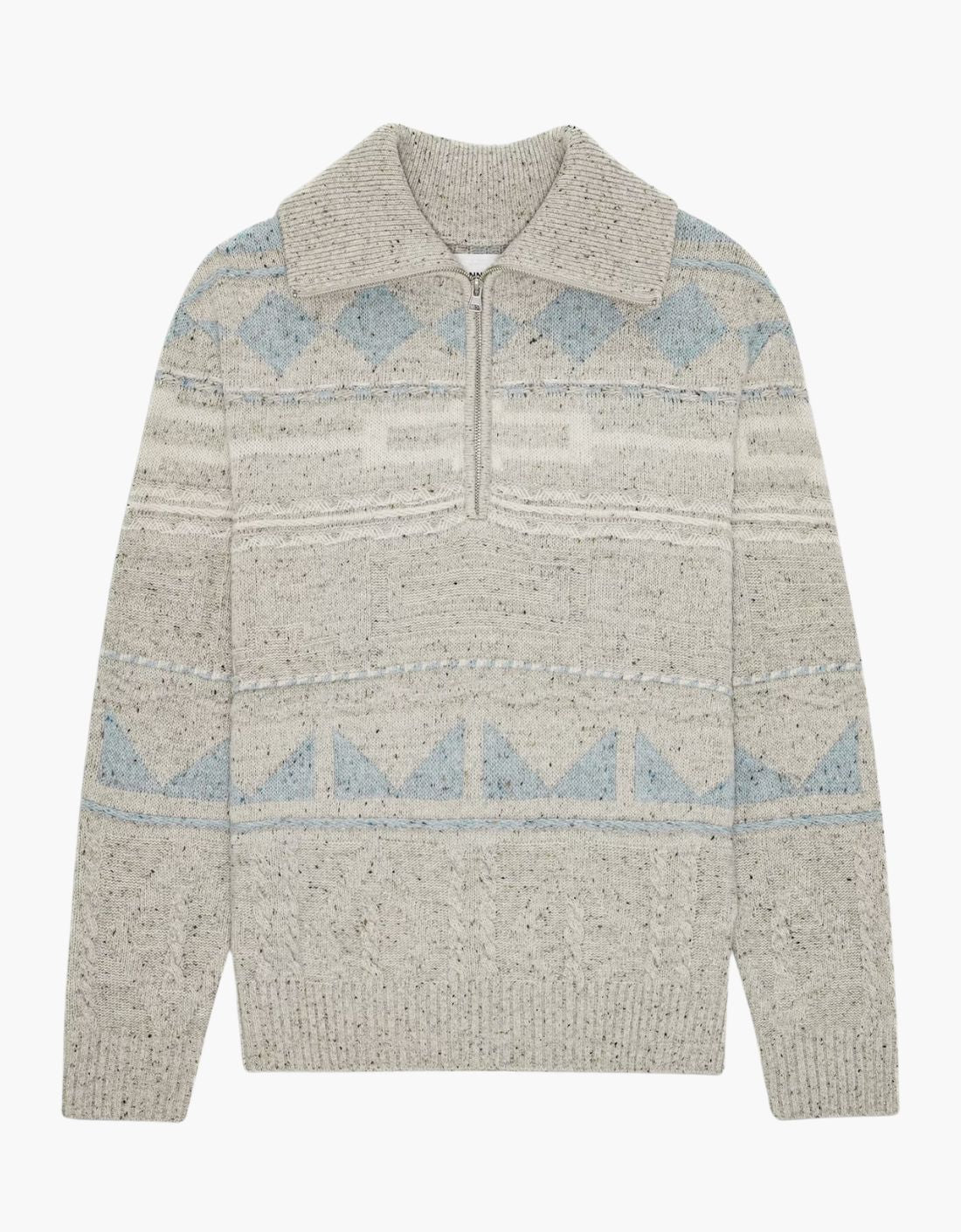 "William" half-zip sweater