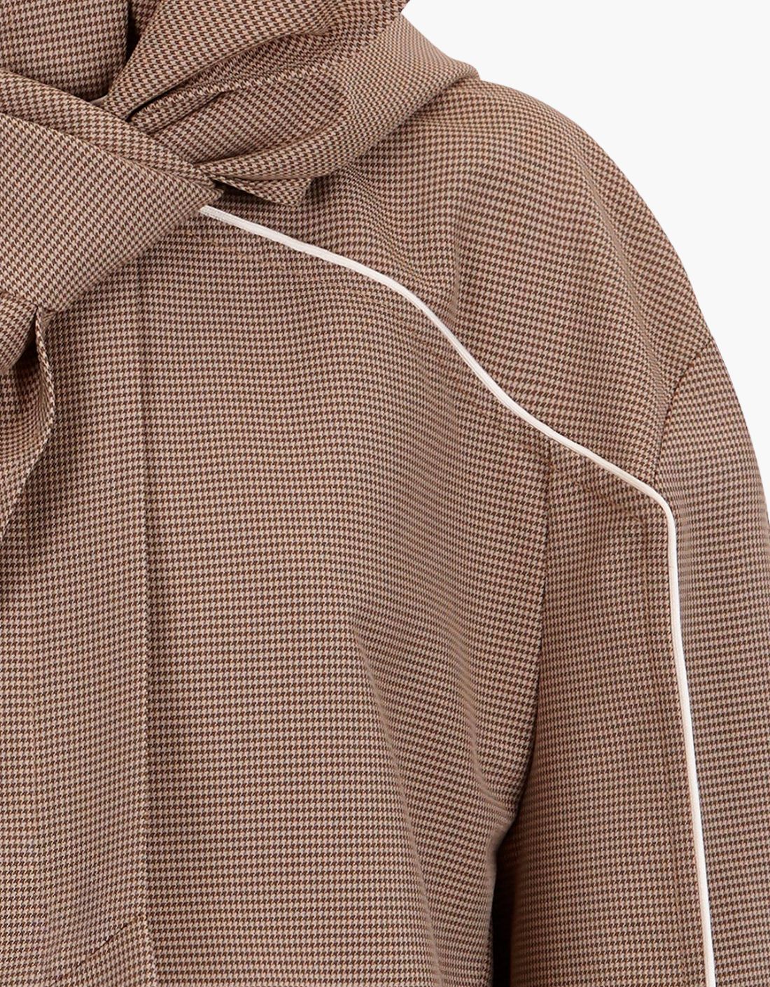 Parka envolvente "Houndstooth"