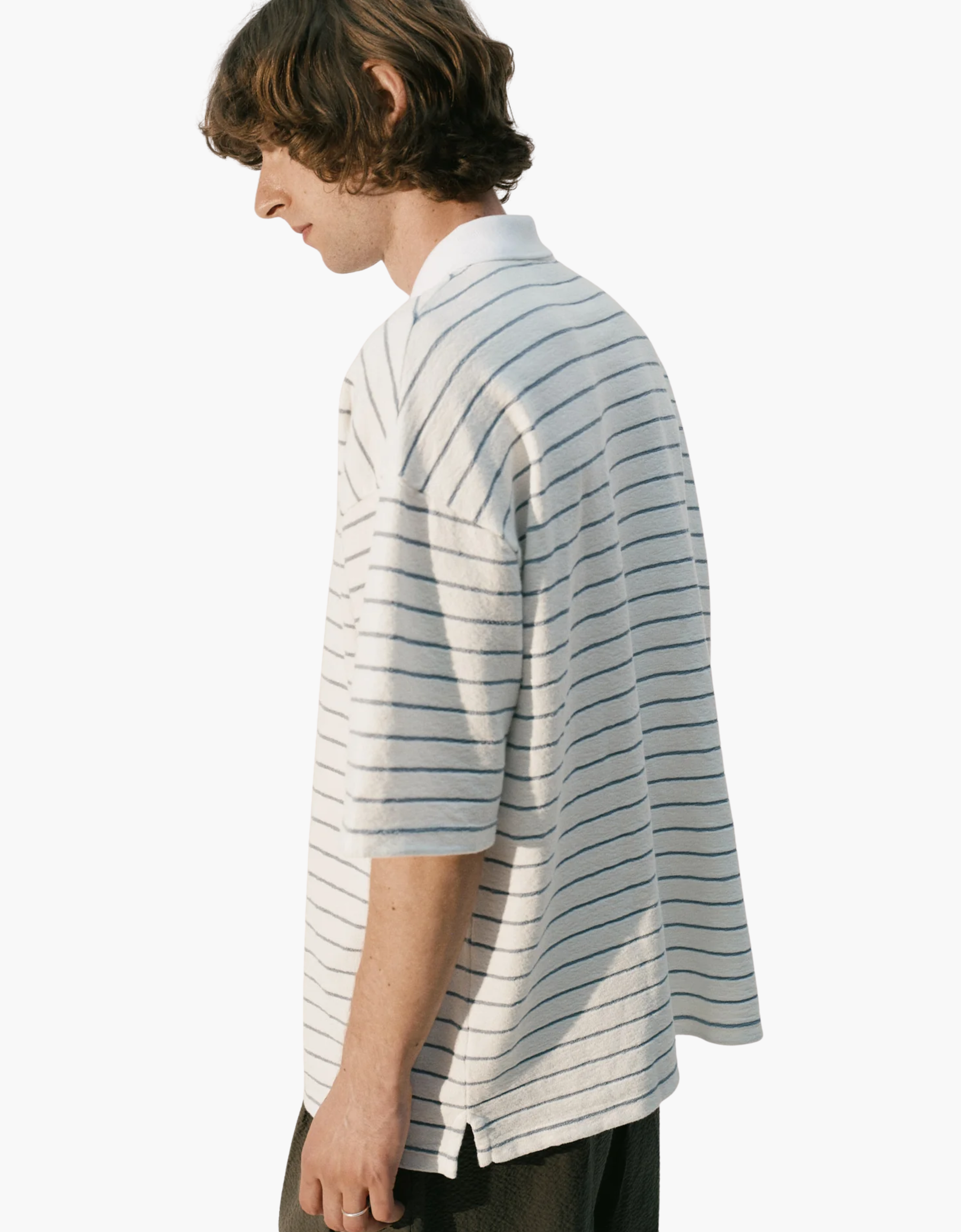 Polo oversize stripes "Terry" – vista 14