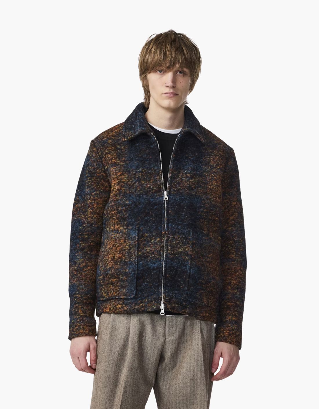 Chaqueta jacquard lana "Gael"
