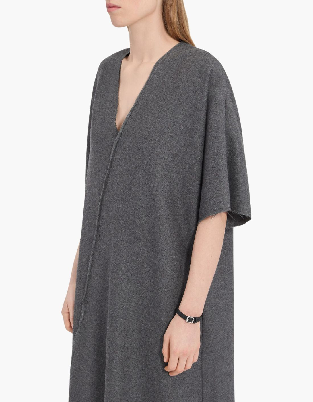 Vestido midi efecto Kimono "Découpe" - MM6 – vista 4