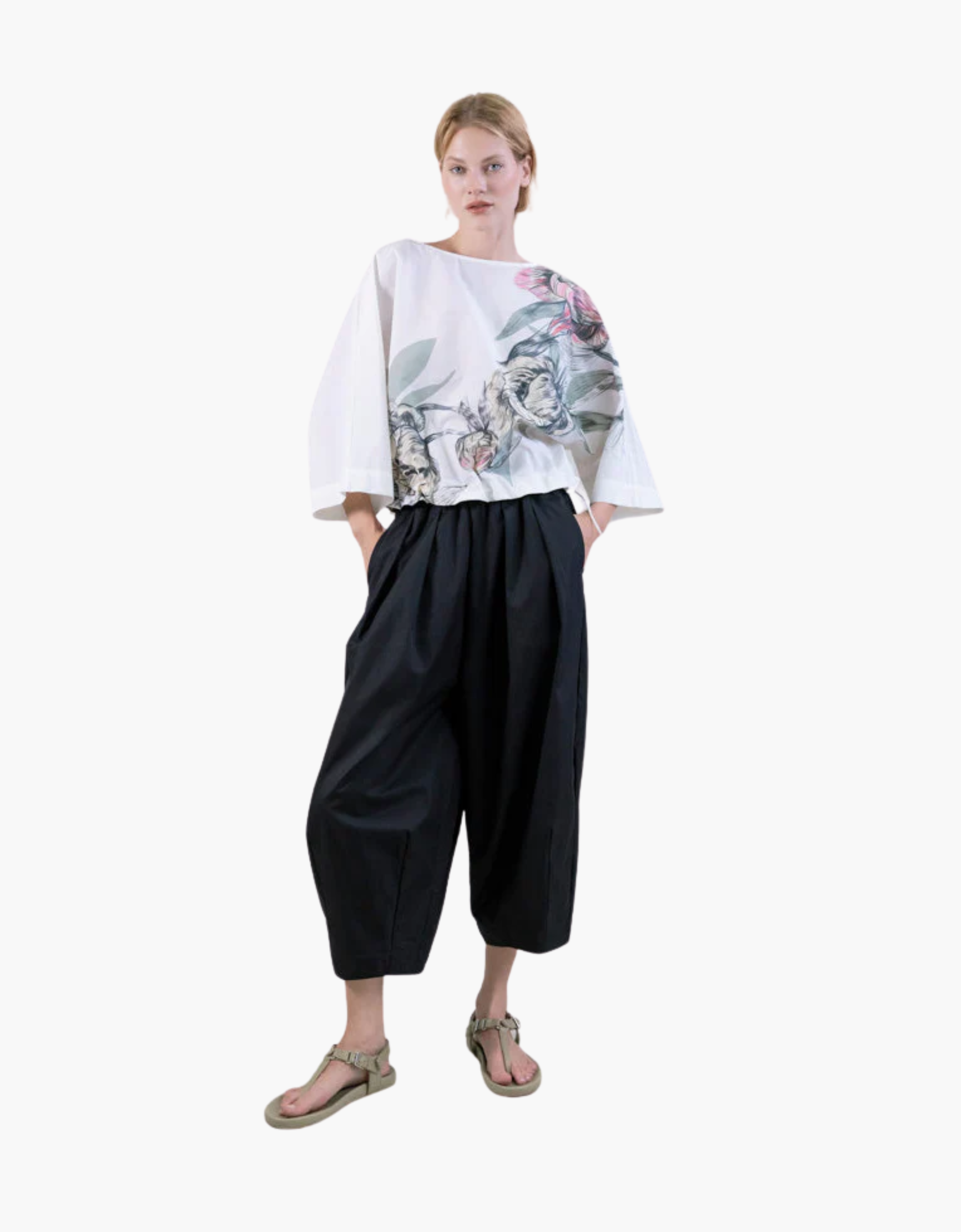 Pantalón balloon goma