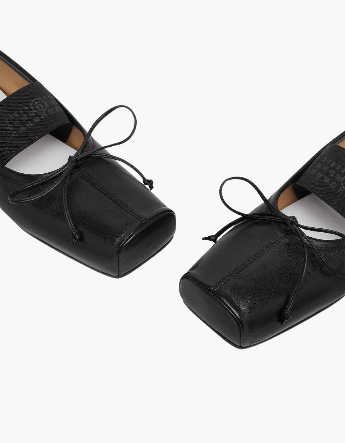 Bailarinas punta cuadrada piel MM6